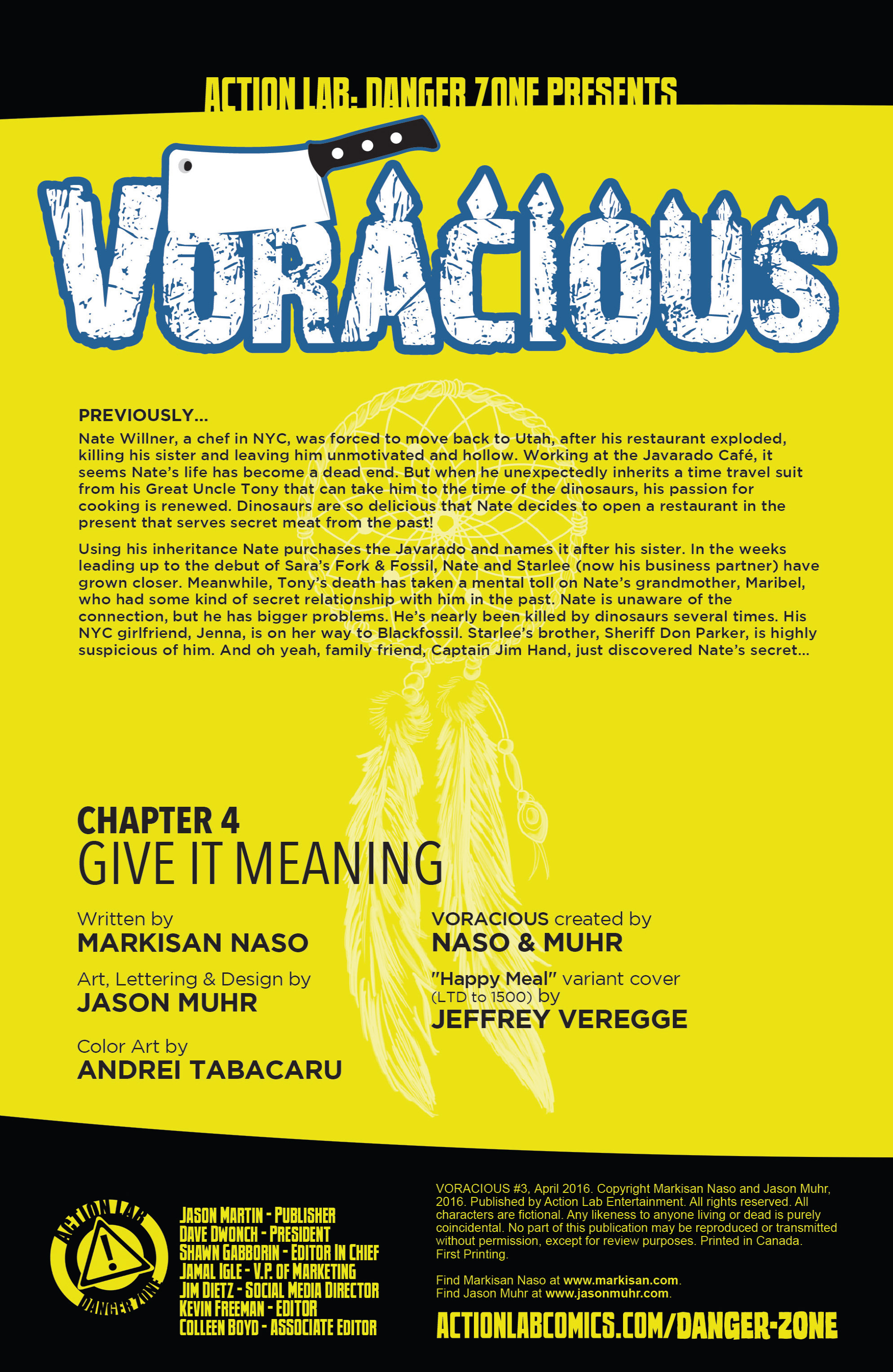 Read online Voracious comic -  Issue #3 - 2