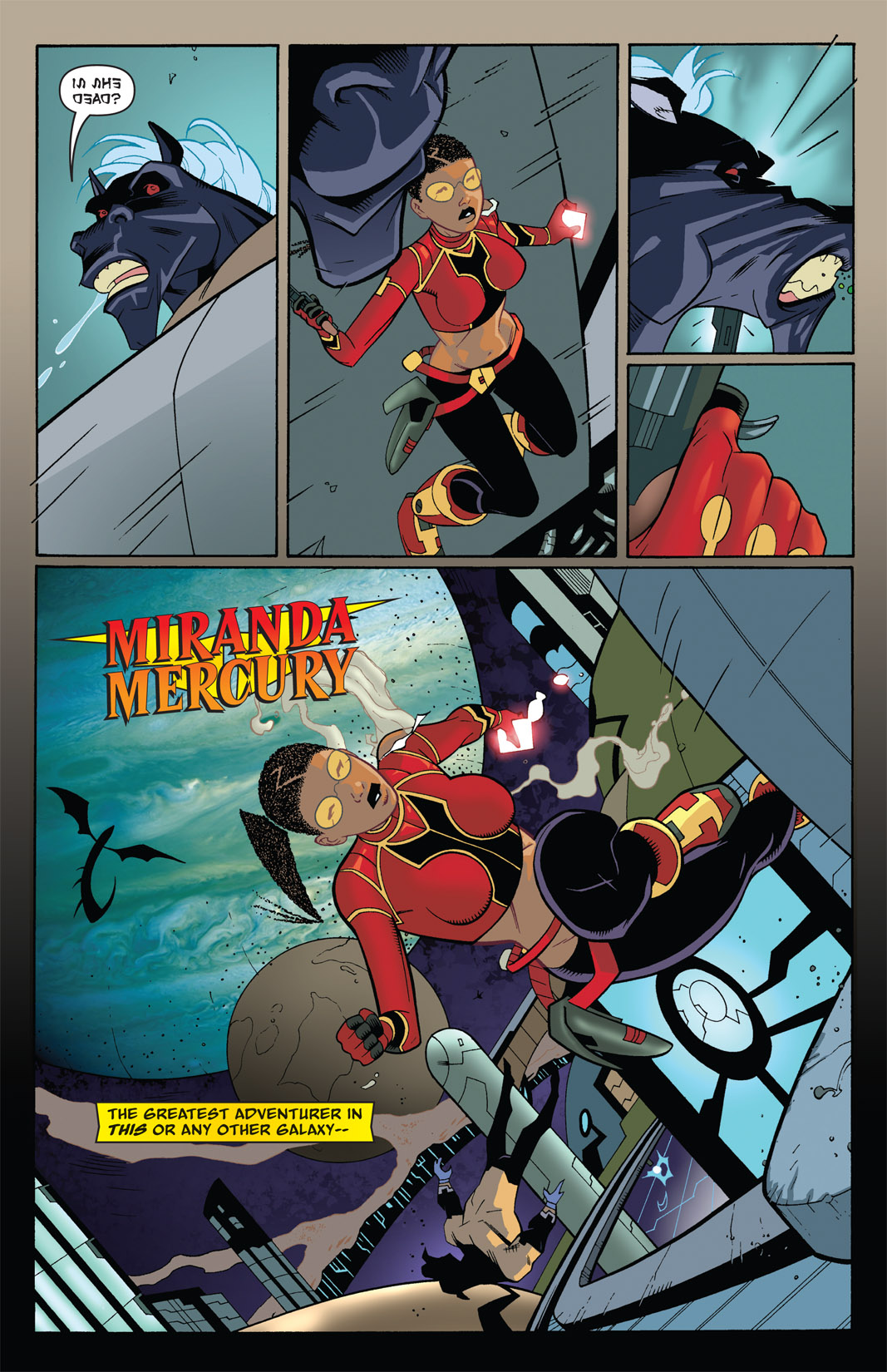 Read online The Many Adventures of Miranda Mercury: Time Runs Out comic -  Issue # TPB - 21