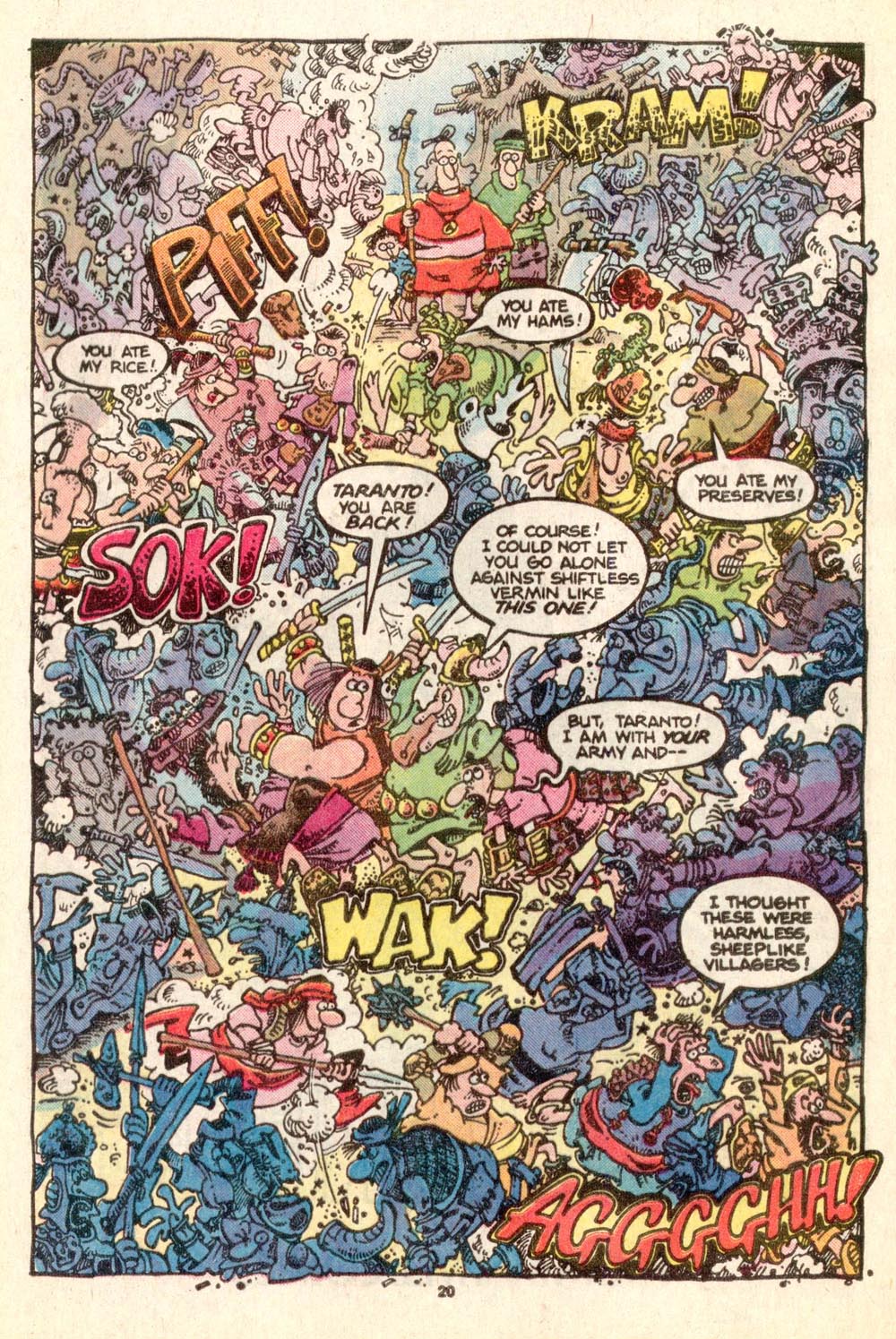 Read online Sergio Aragonés Groo the Wanderer comic -  Issue #25 - 20