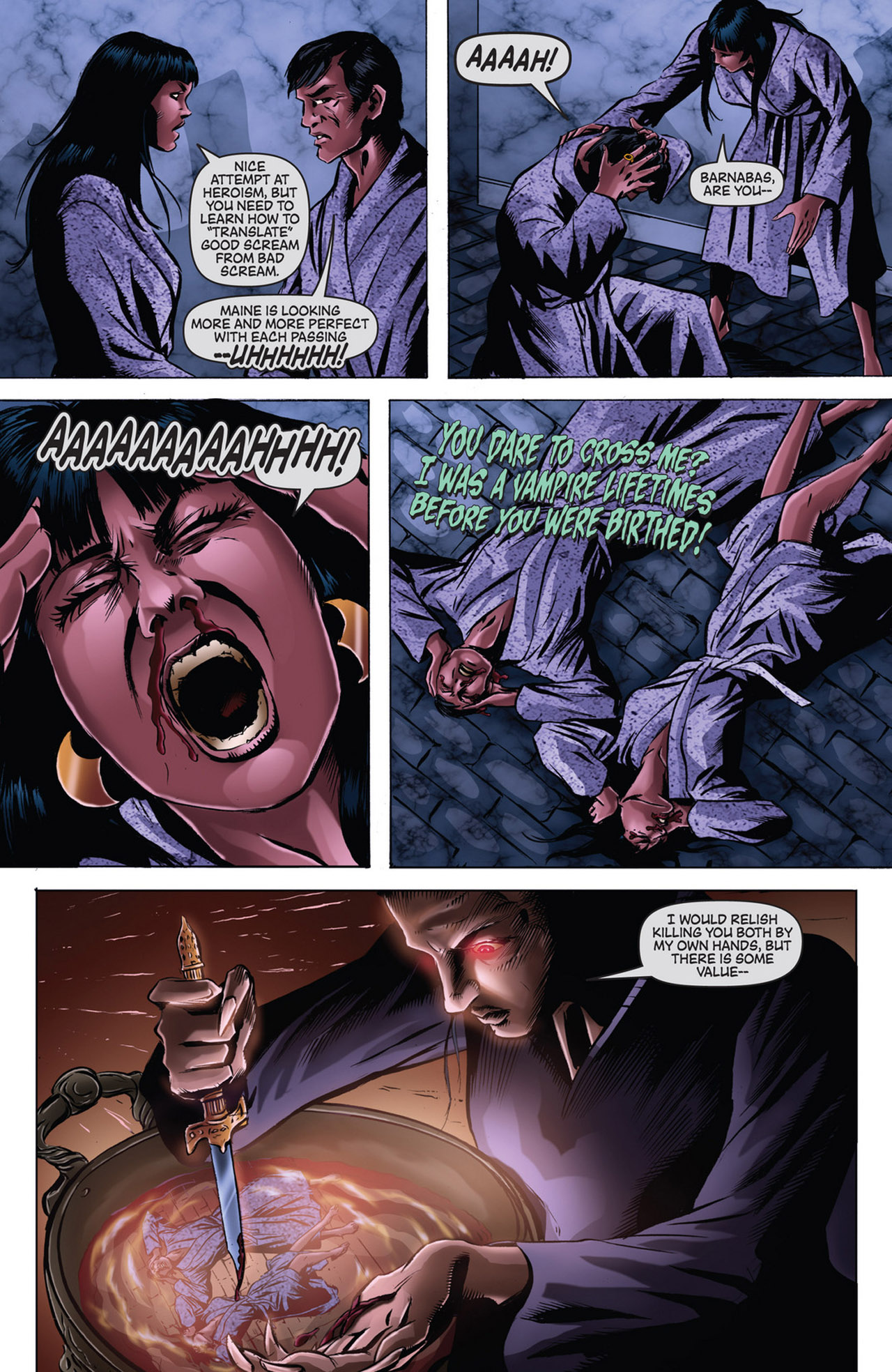 Read online Dark Shadows/Vampirella comic -  Issue #3 - 19