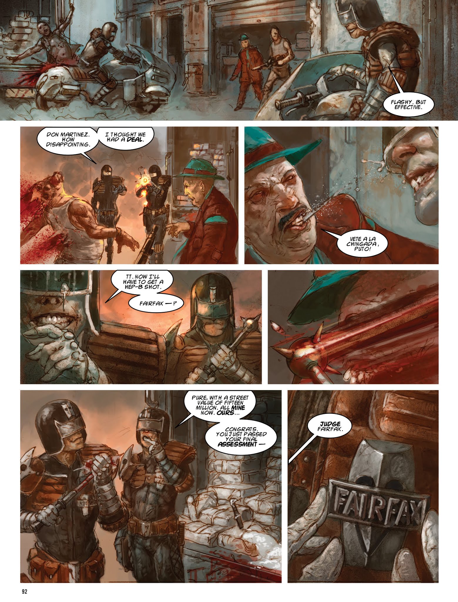 Read online The Dark Judges: The Fall of Deadworld comic -  Issue # TPB - 93