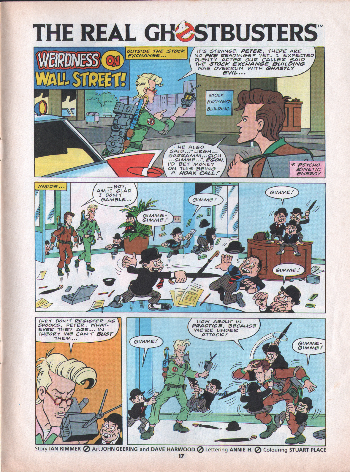 Read online The Real Ghostbusters comic -  Issue #31 - 17