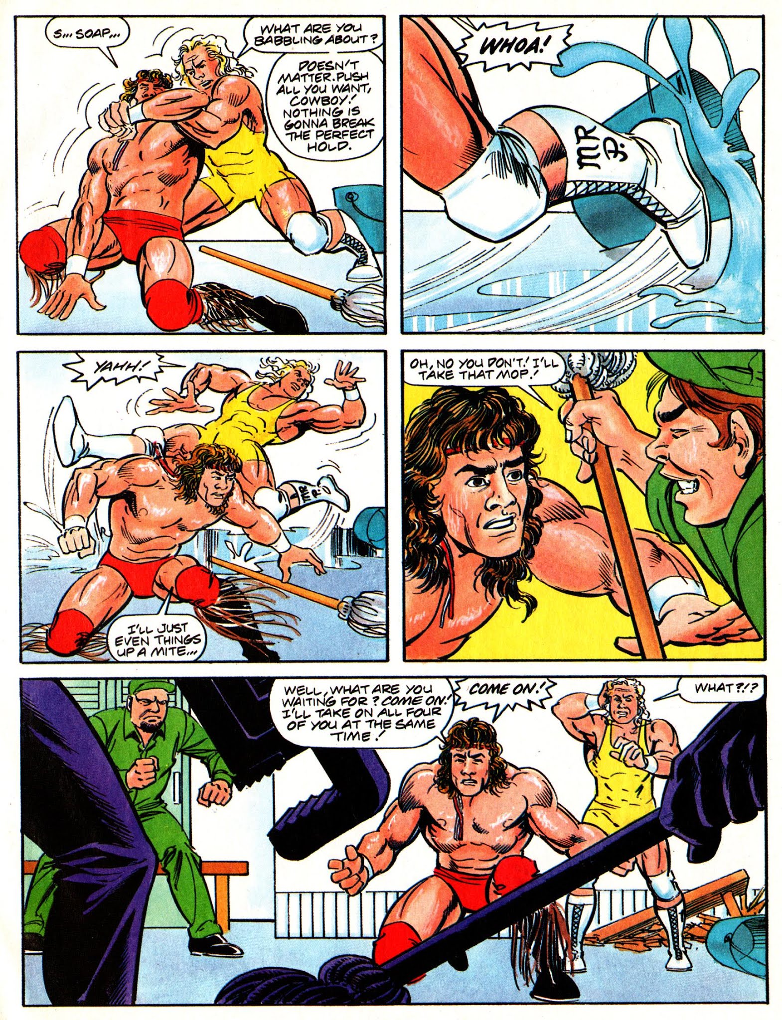 Read online WWF Battlemania comic -  Issue #1 - 19