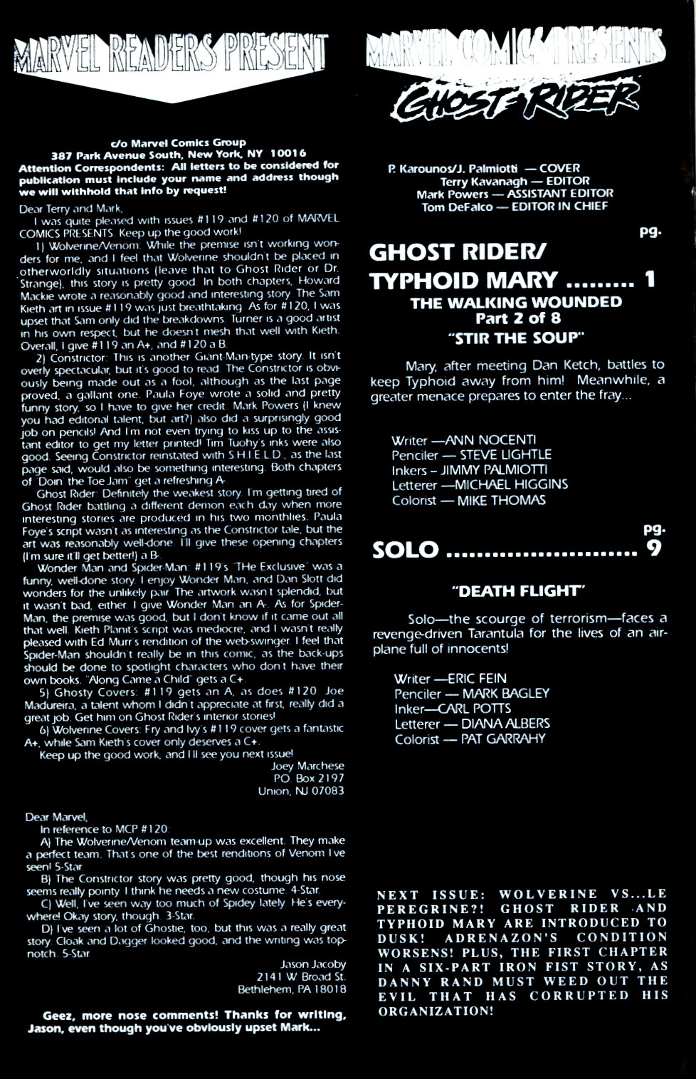 Read online Marvel Comics Presents (1988) comic -  Issue #124 - 2