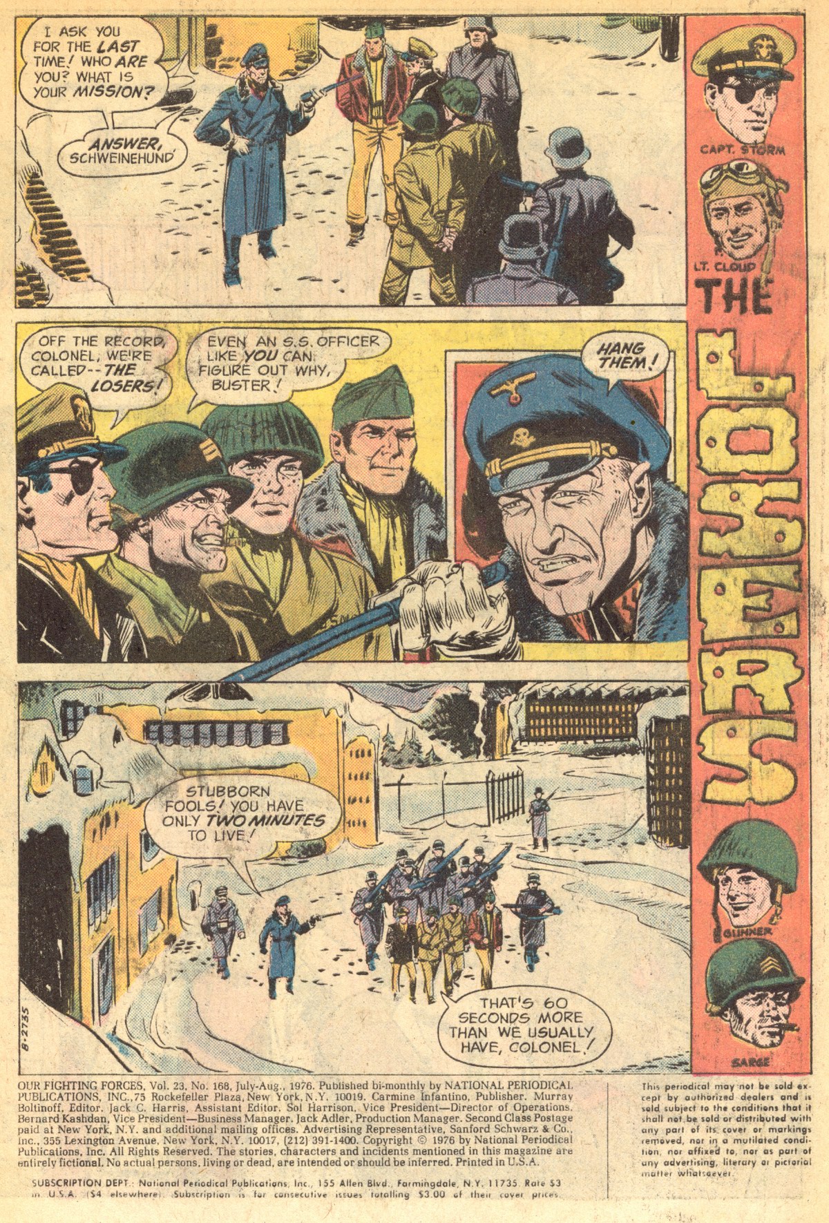 Read online Our Fighting Forces comic -  Issue #168 - 3