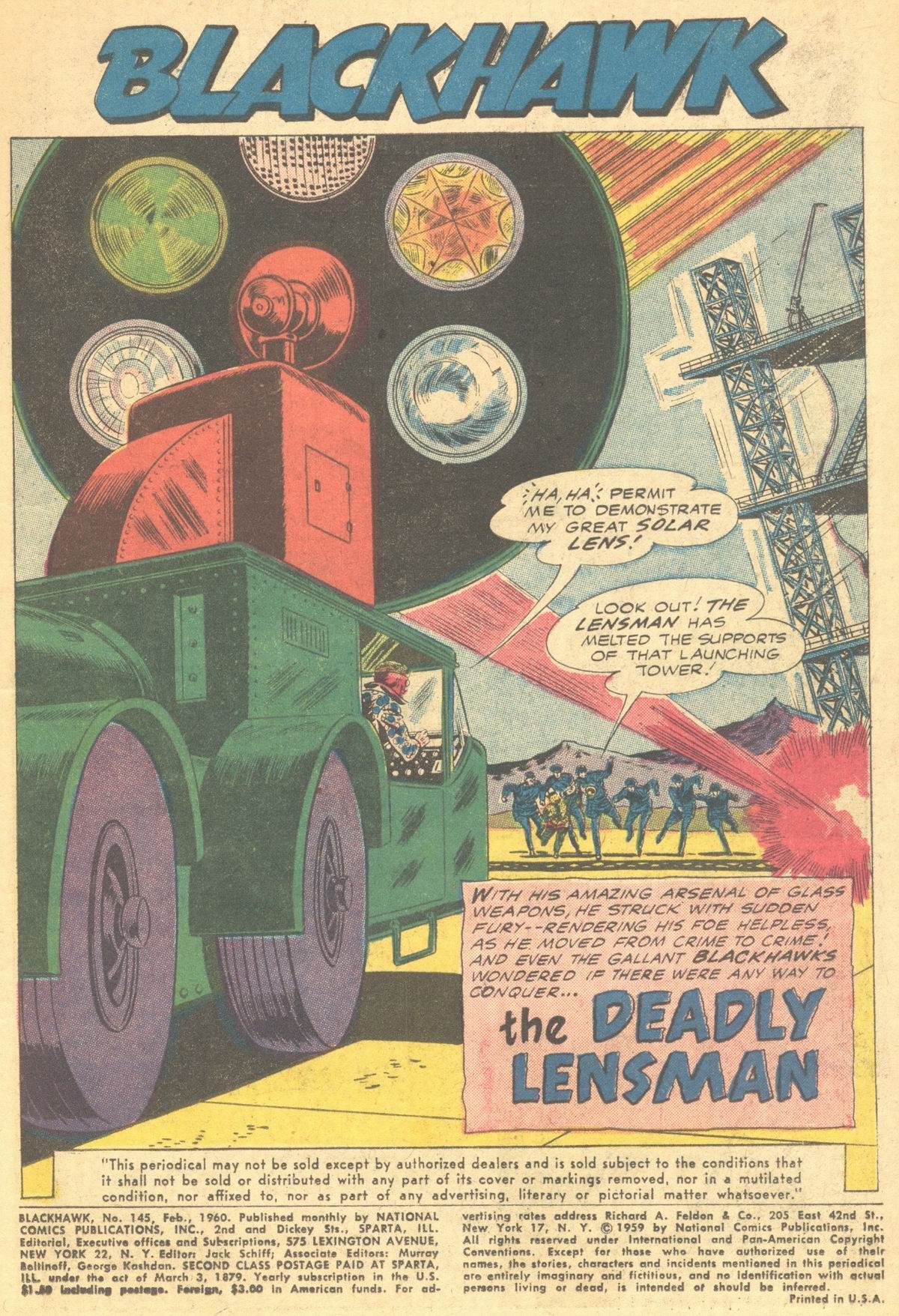 Read online Blackhawk (1957) comic -  Issue #145 - 3
