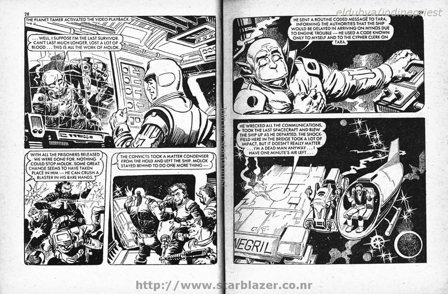Read online Starblazer comic -  Issue #57 - 16