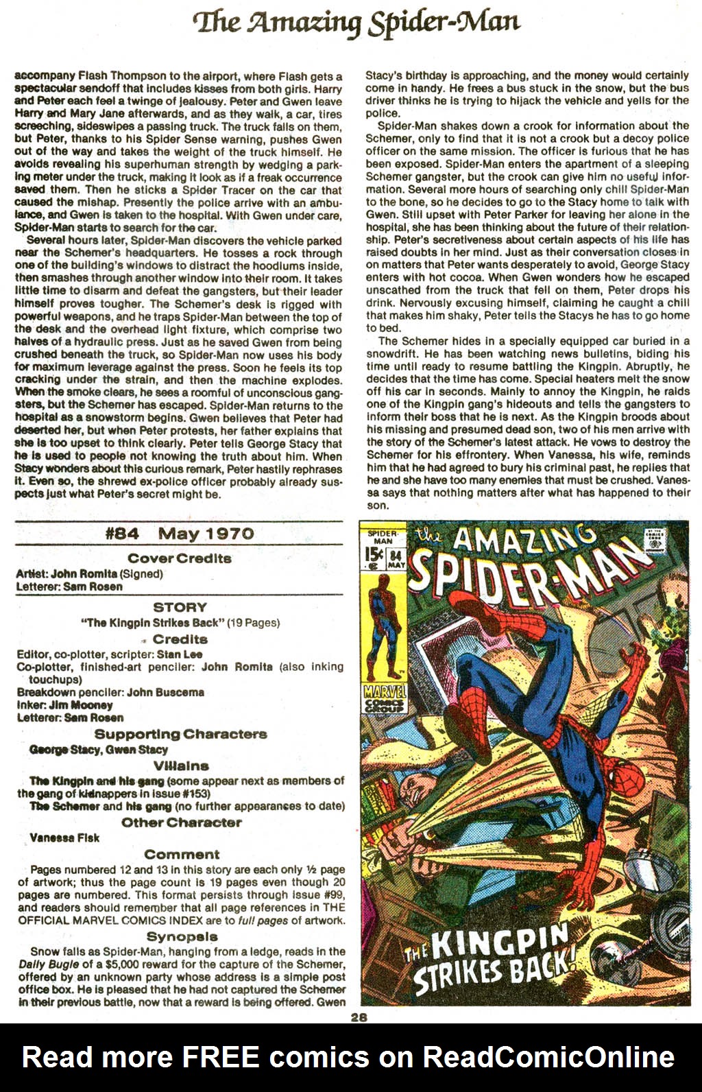 Read online The Official Marvel Index to The Amazing Spider-Man comic -  Issue #3 - 30