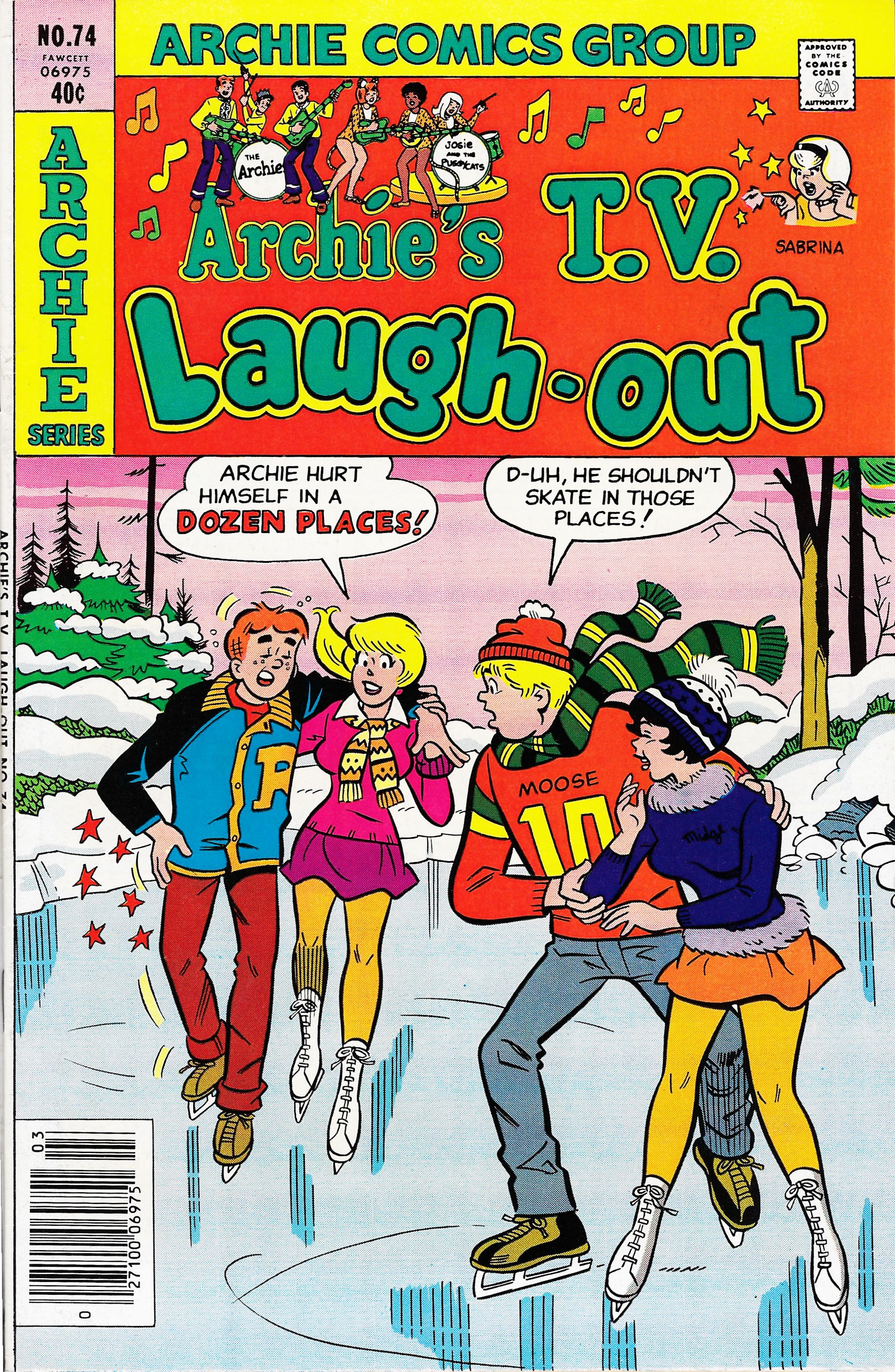 Read online Archie's TV Laugh-Out comic -  Issue #74 - 1