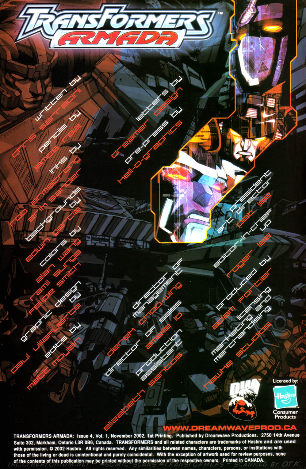 Read online Transformers Armada comic -  Issue #4 - 2