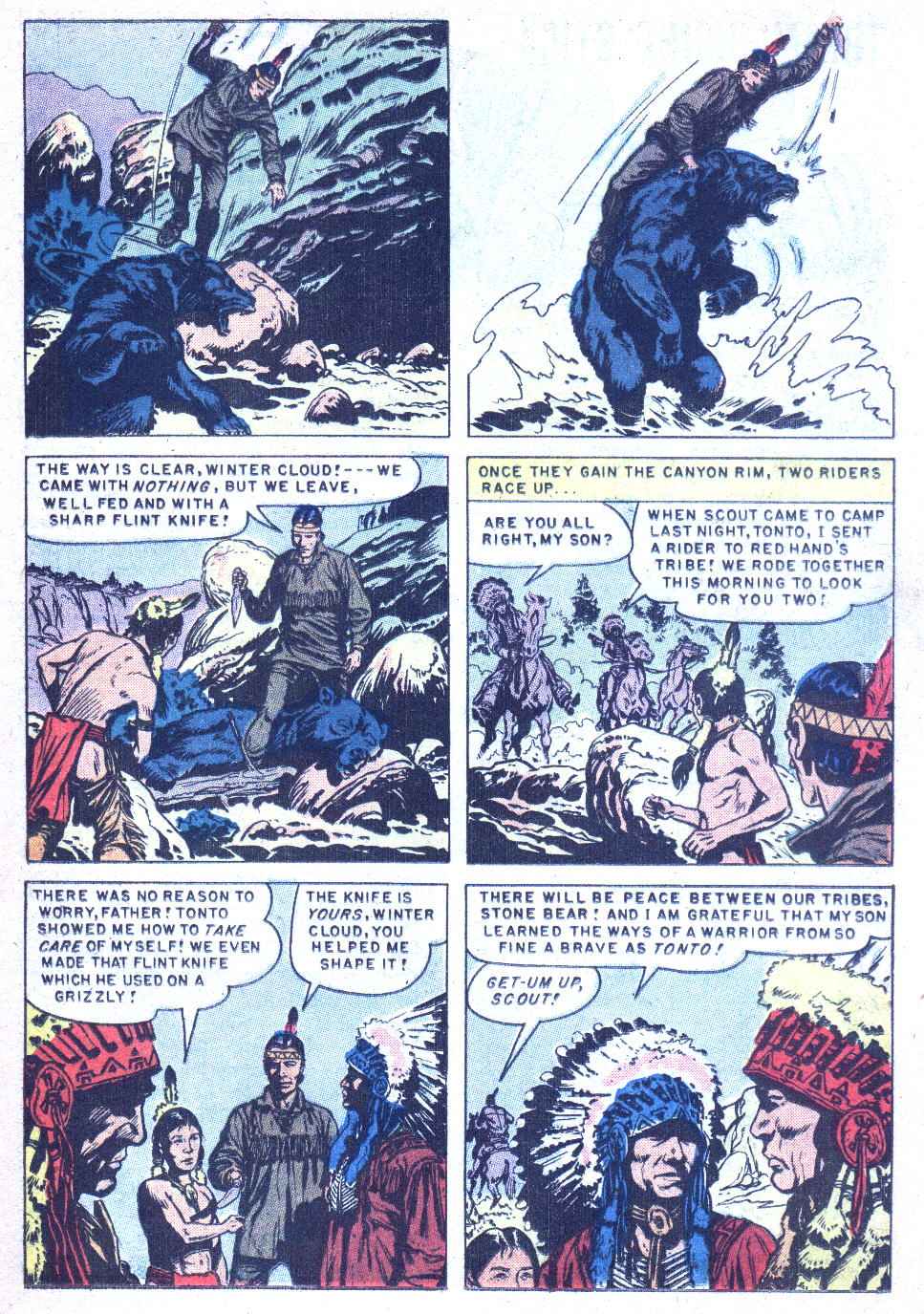 Read online Lone Ranger's Companion Tonto comic -  Issue #28 - 21
