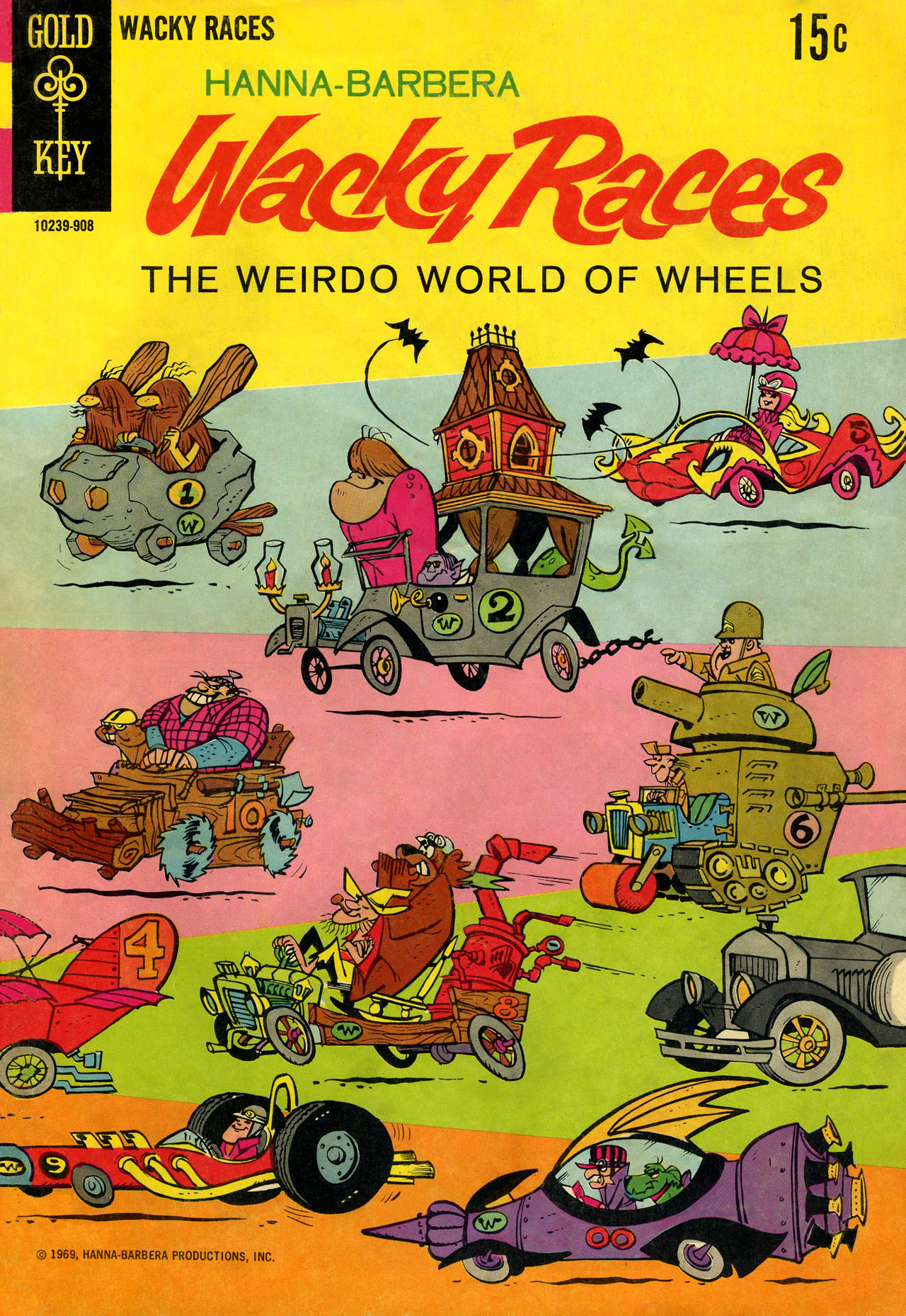 Read online Hanna-Barbera Wacky Races comic -  Issue #1 - 1