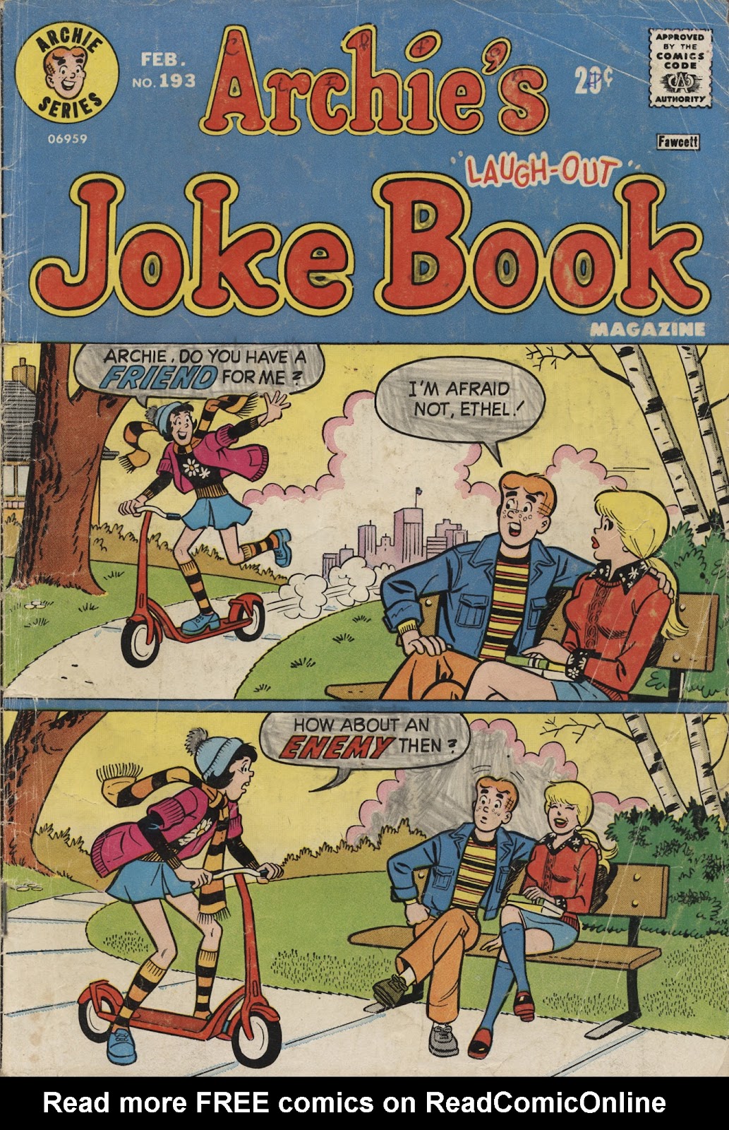 Archie's Joke Book Magazine issue 193 - Page 1