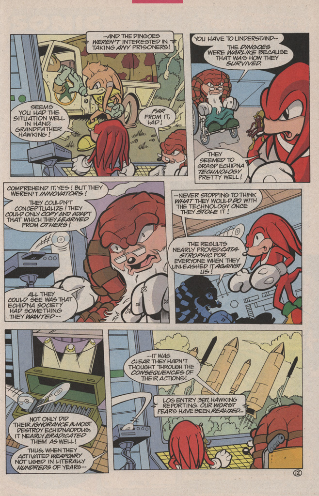 Read online Knuckles the Echidna comic -  Issue #5 - 17