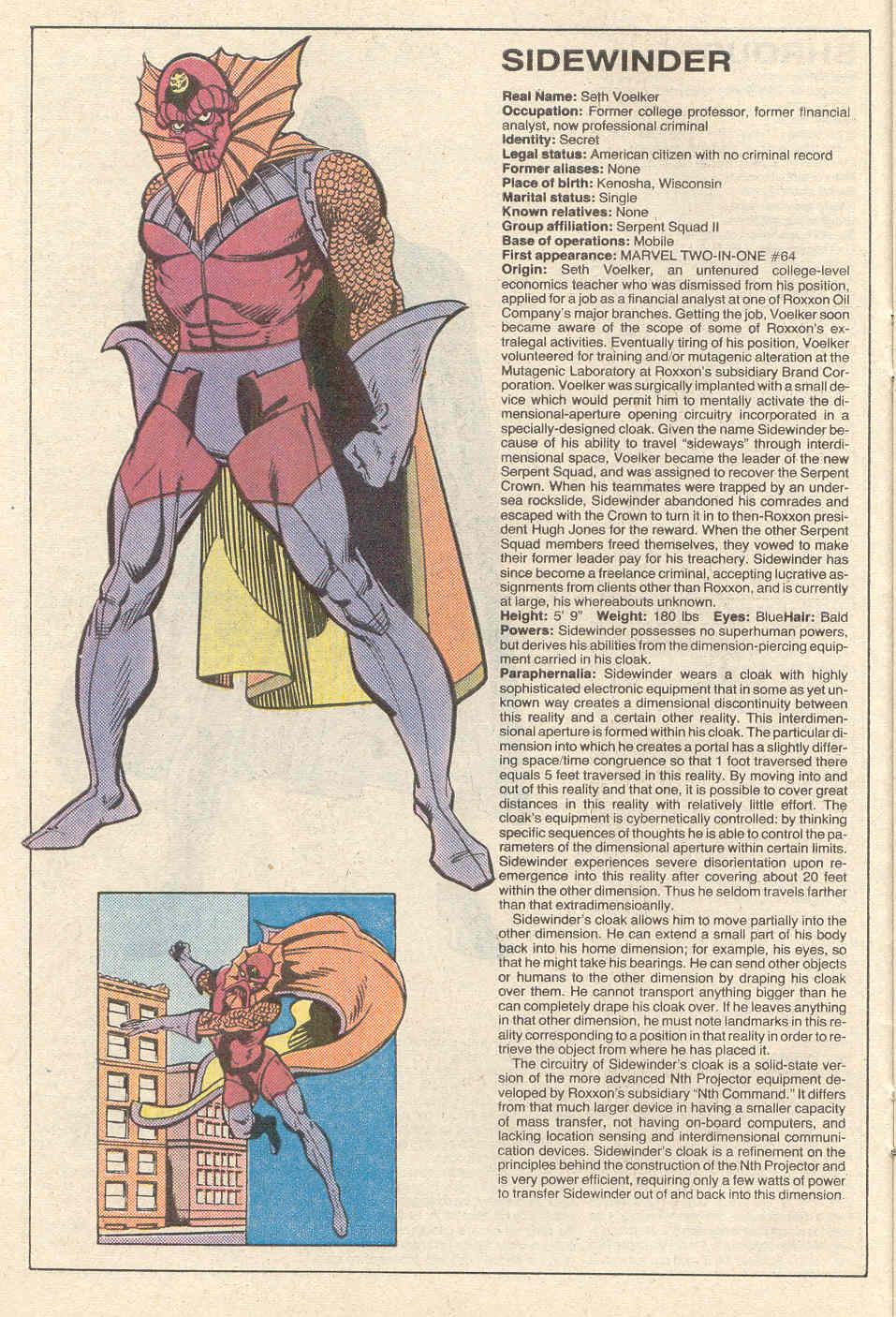 Read online The Official Handbook of the Marvel Universe comic -  Issue #10 - 9