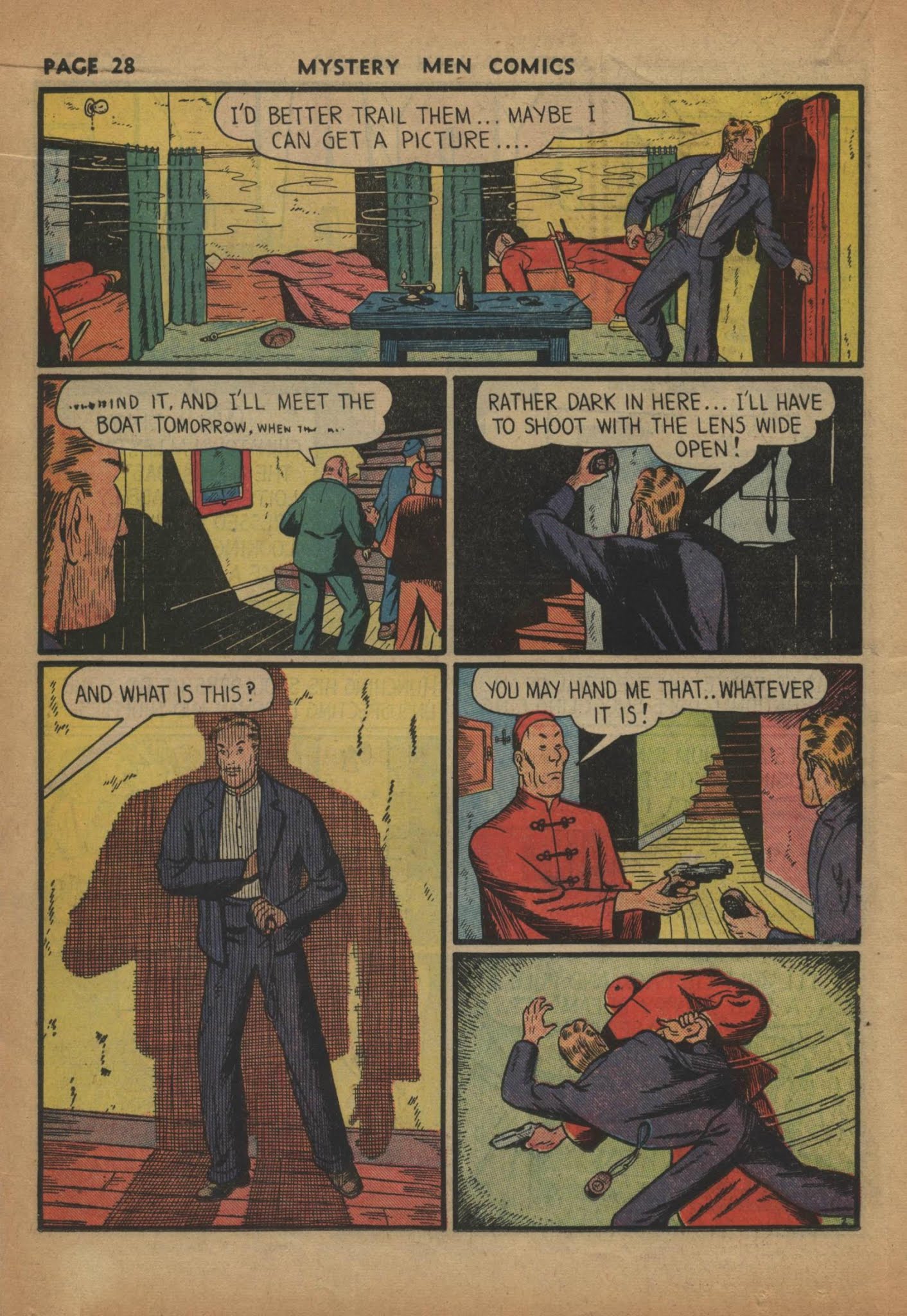 Read online Mystery Men Comics comic -  Issue #5 - 30