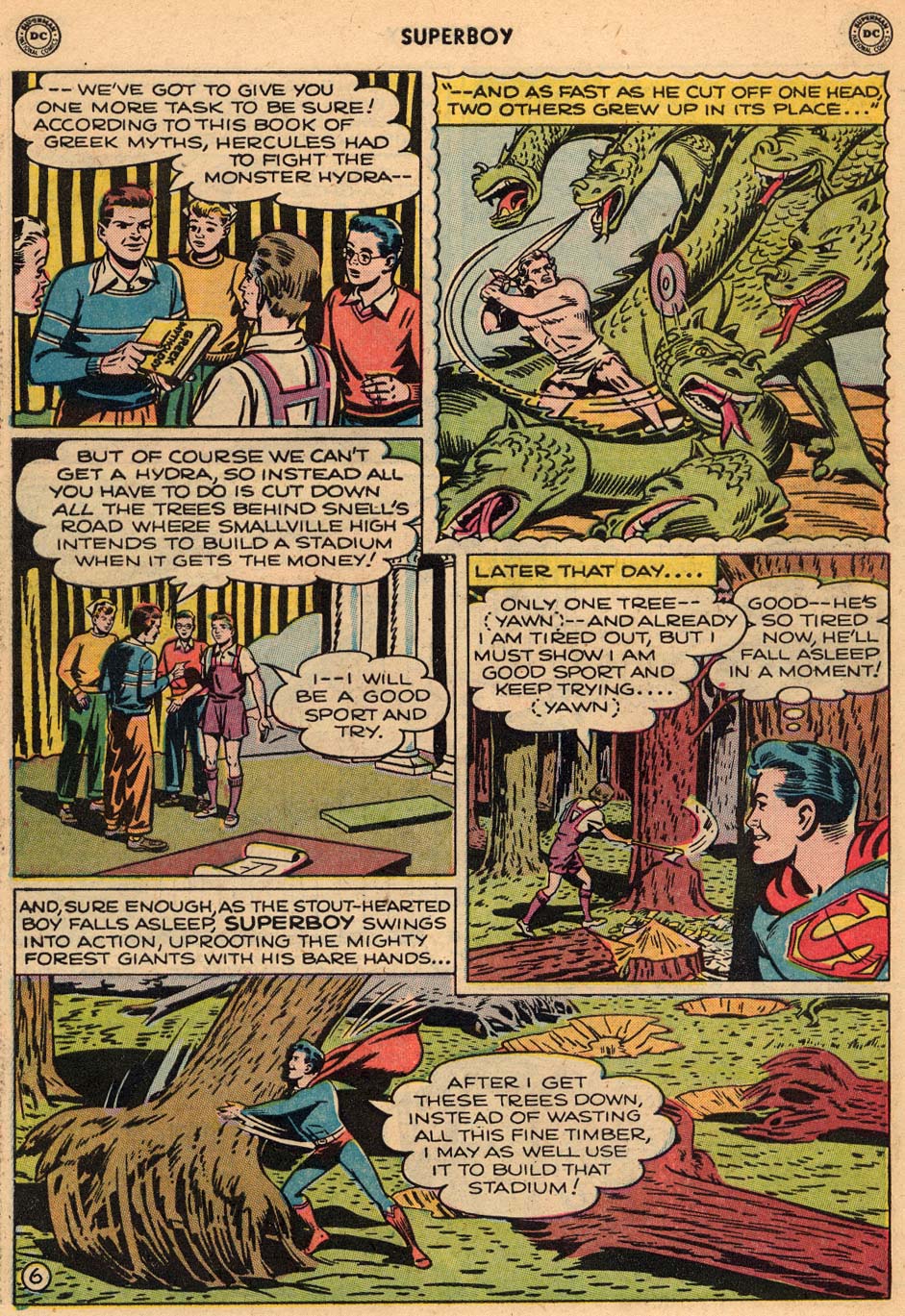 Read online Superboy (1949) comic -  Issue #6 - 37
