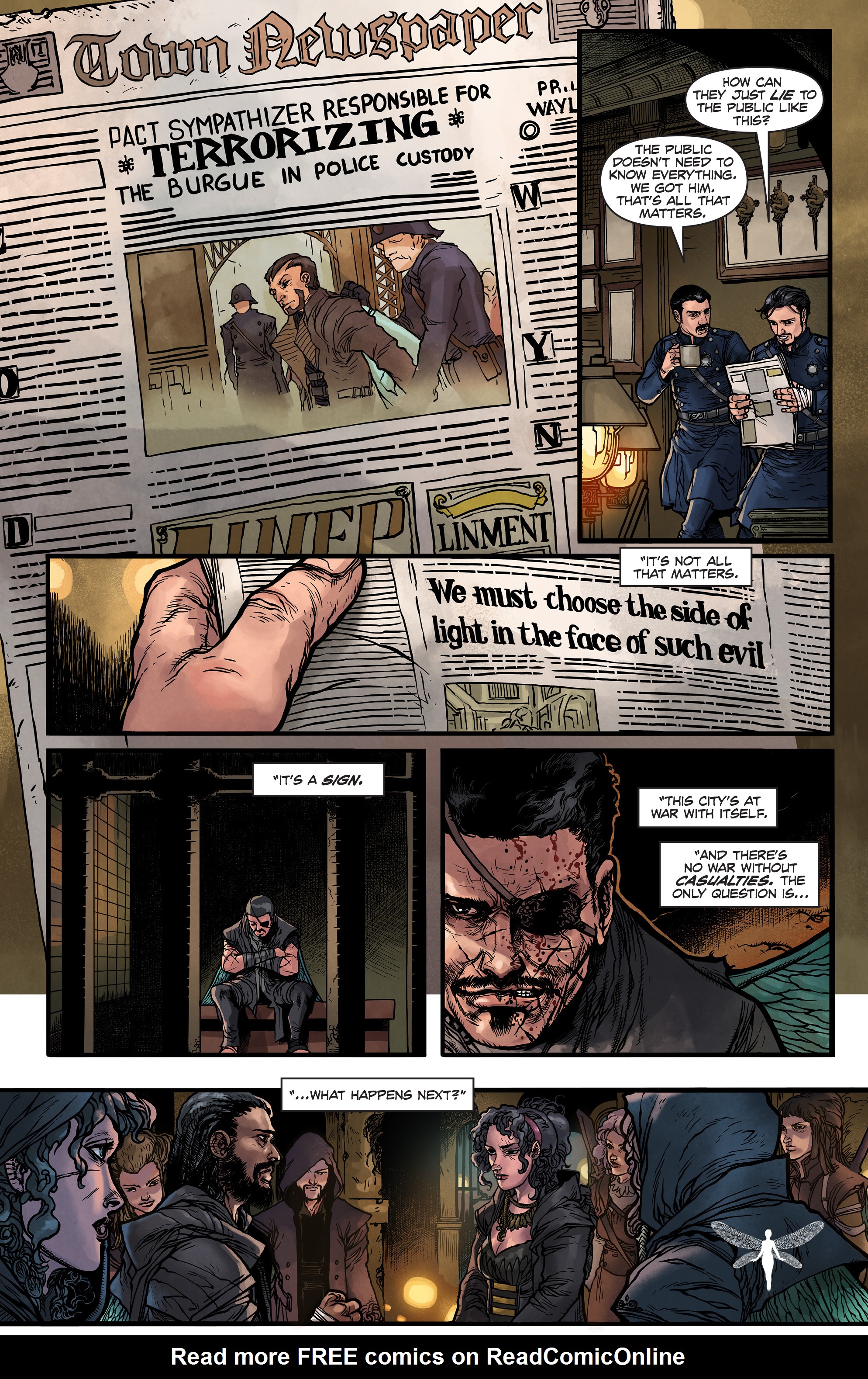 Read online Carnival Row: From the Dark comic -  Issue # Full - 35
