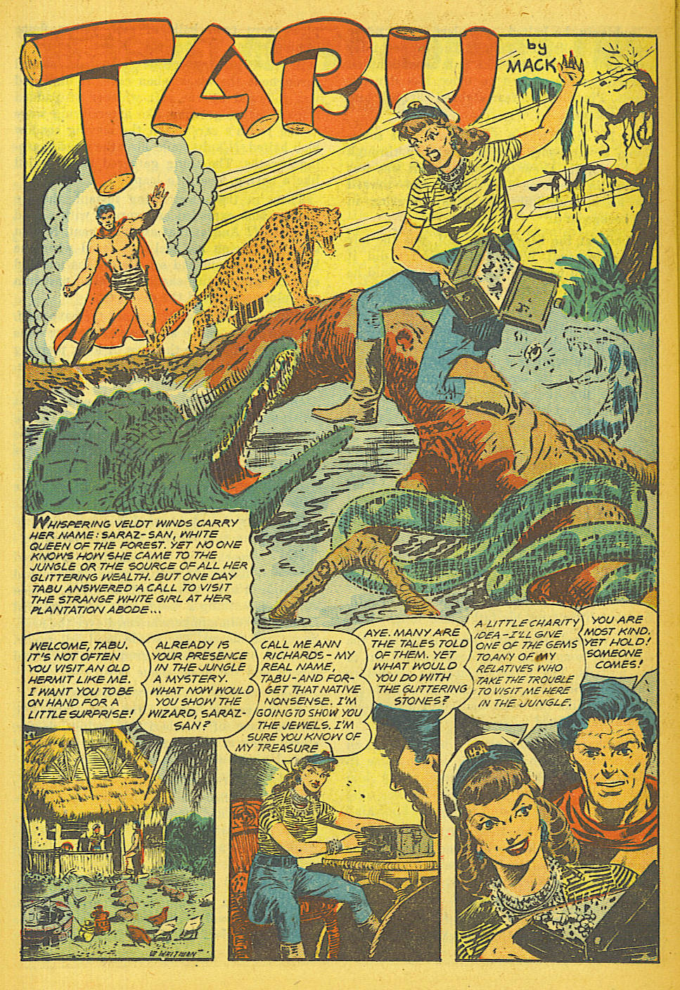 Read online Jungle Comics comic -  Issue #110 - 36