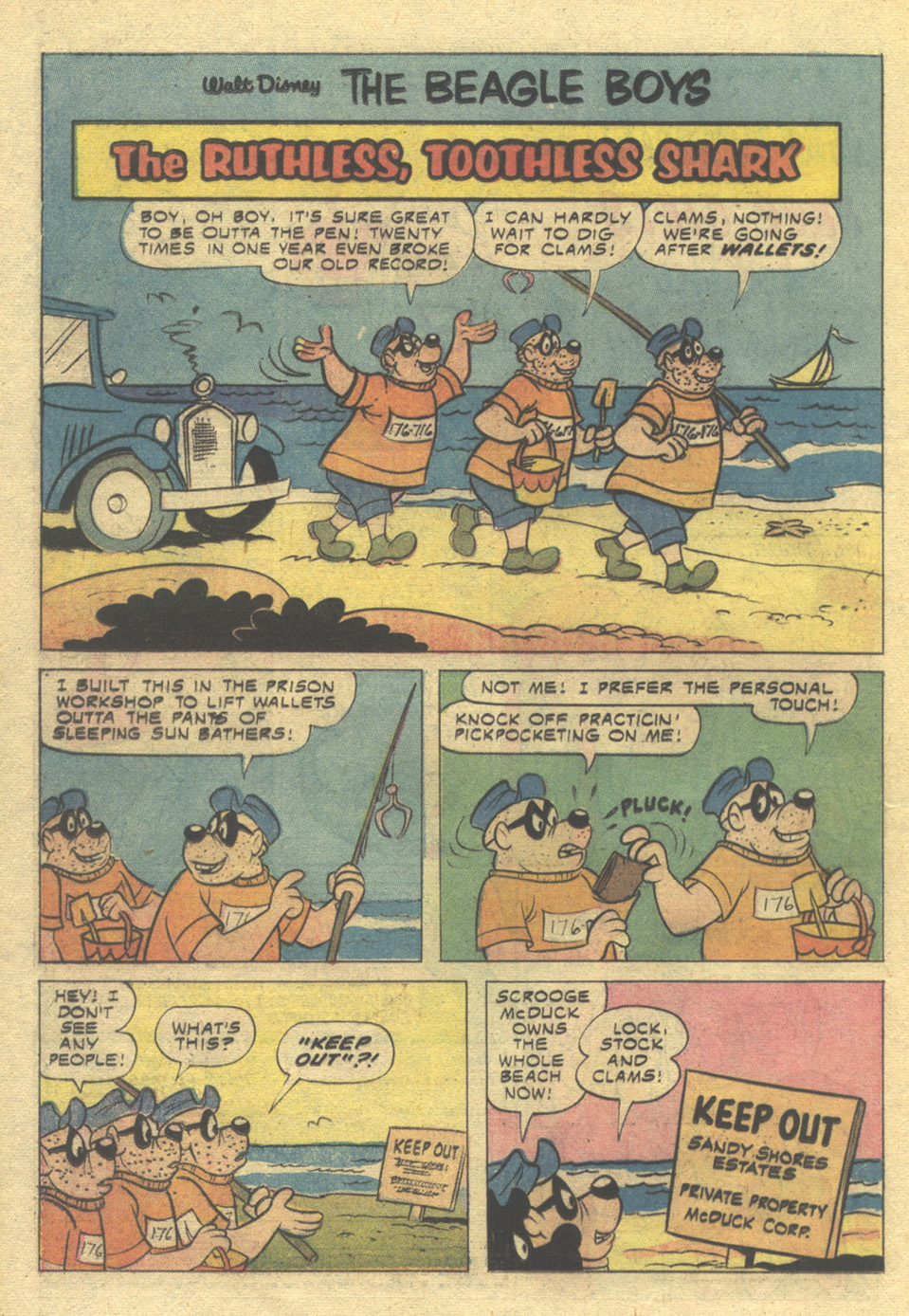 Read online Walt Disney THE BEAGLE BOYS comic -  Issue #24 - 24