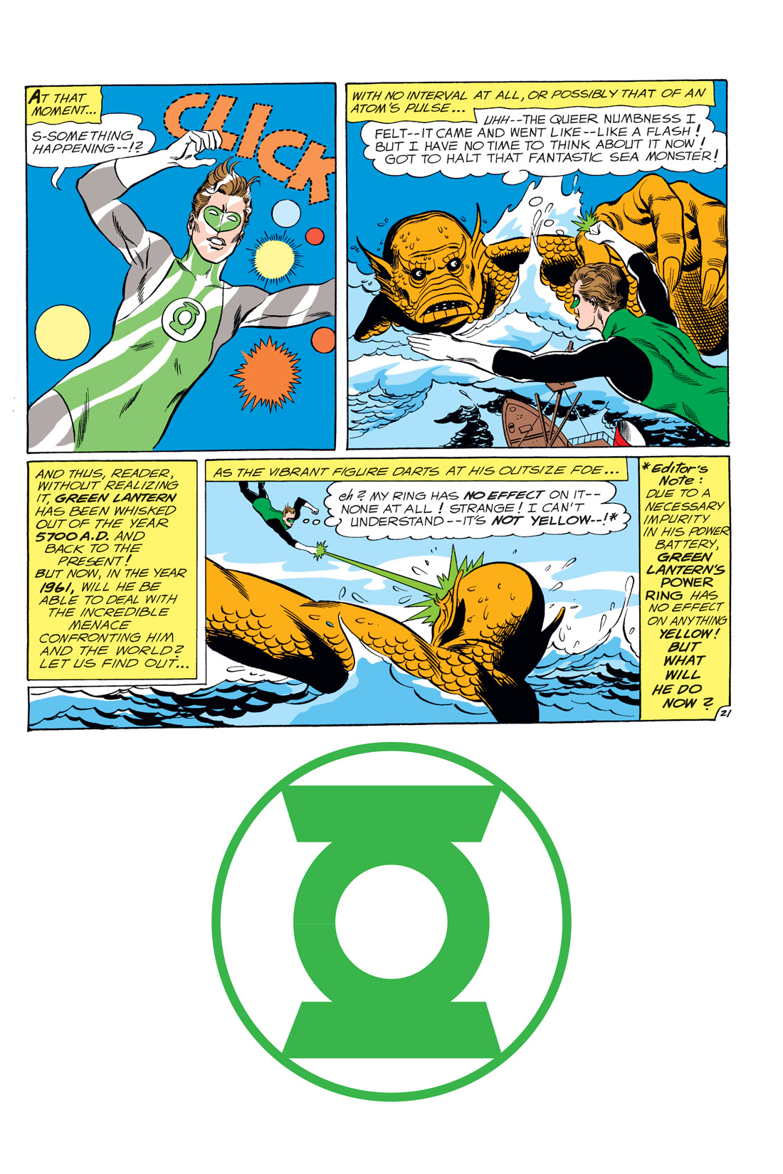 Read online Green Lantern (1960) comic -  Issue #8 - 22