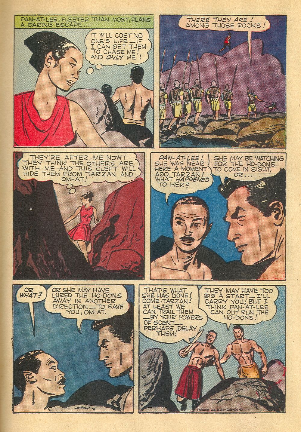 Read online Tarzan (1948) comic -  Issue #51 - 51