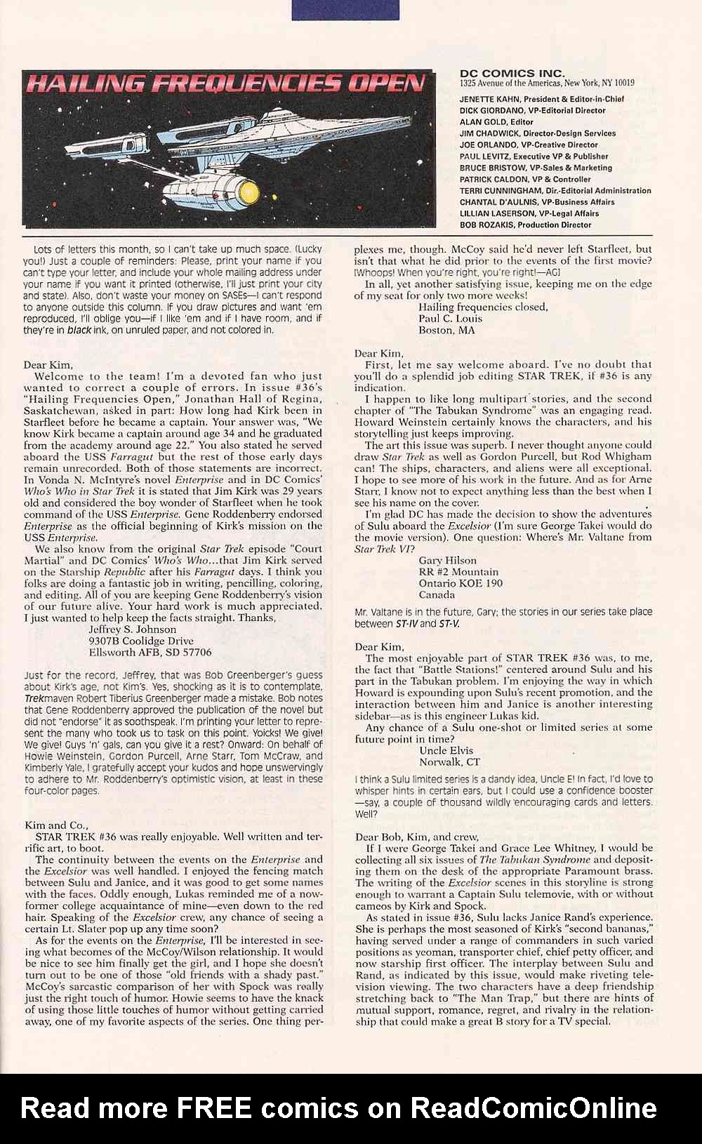Read online Star Trek (1989) comic -  Issue #43 - 31