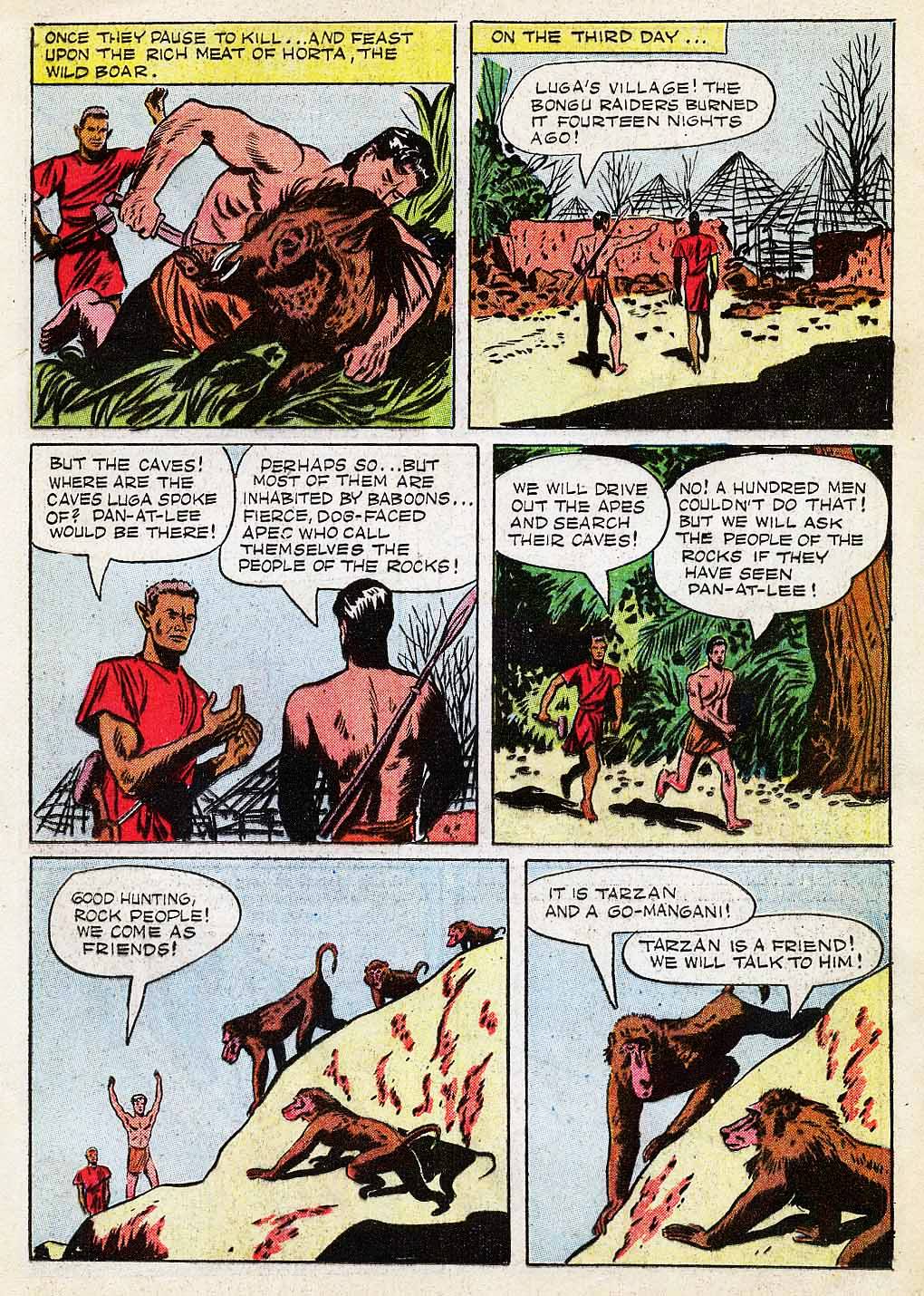 Read online Tarzan (1948) comic -  Issue #4 - 17
