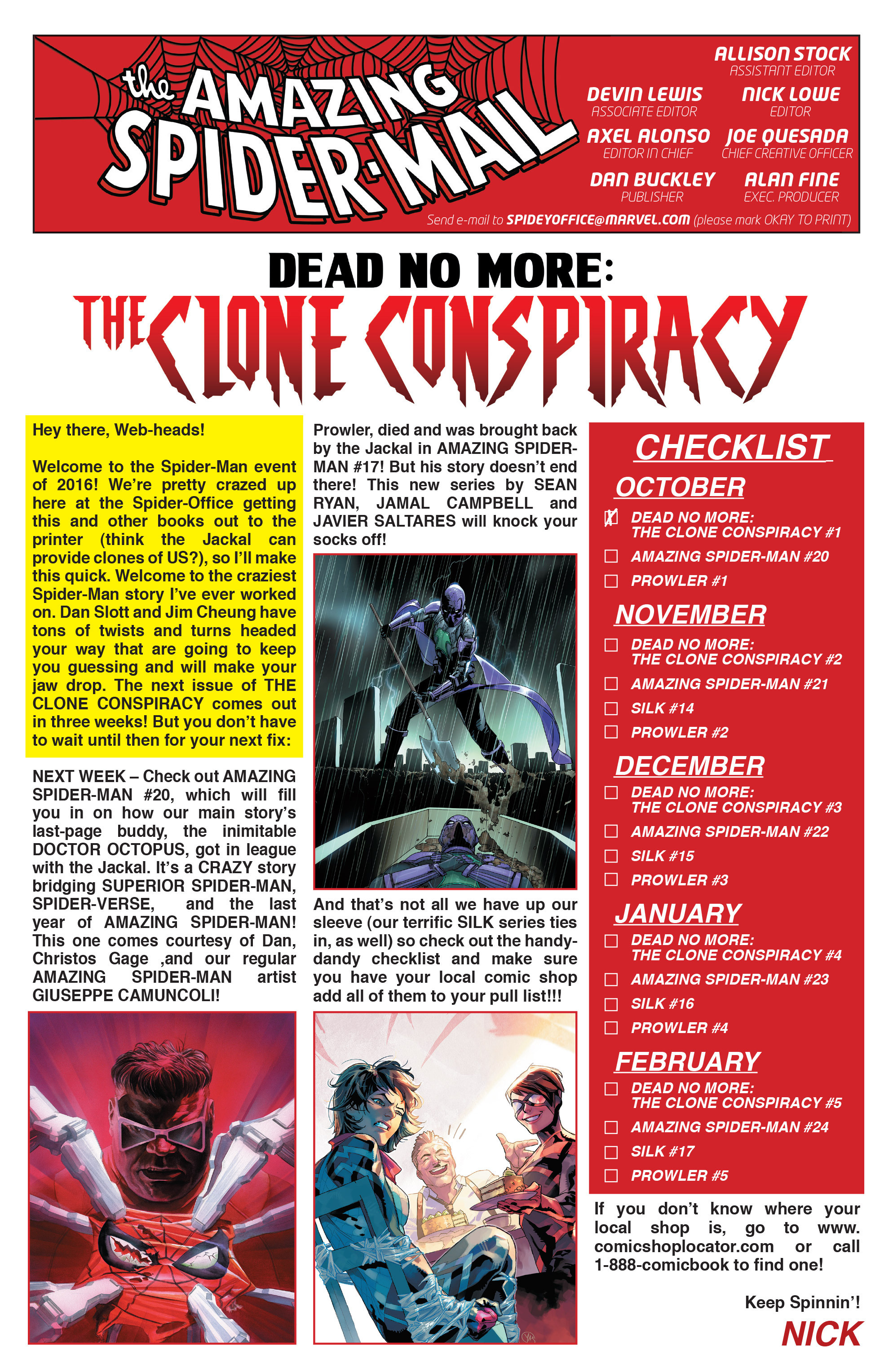 Read online The Clone Conspiracy comic -  Issue #1 - 32