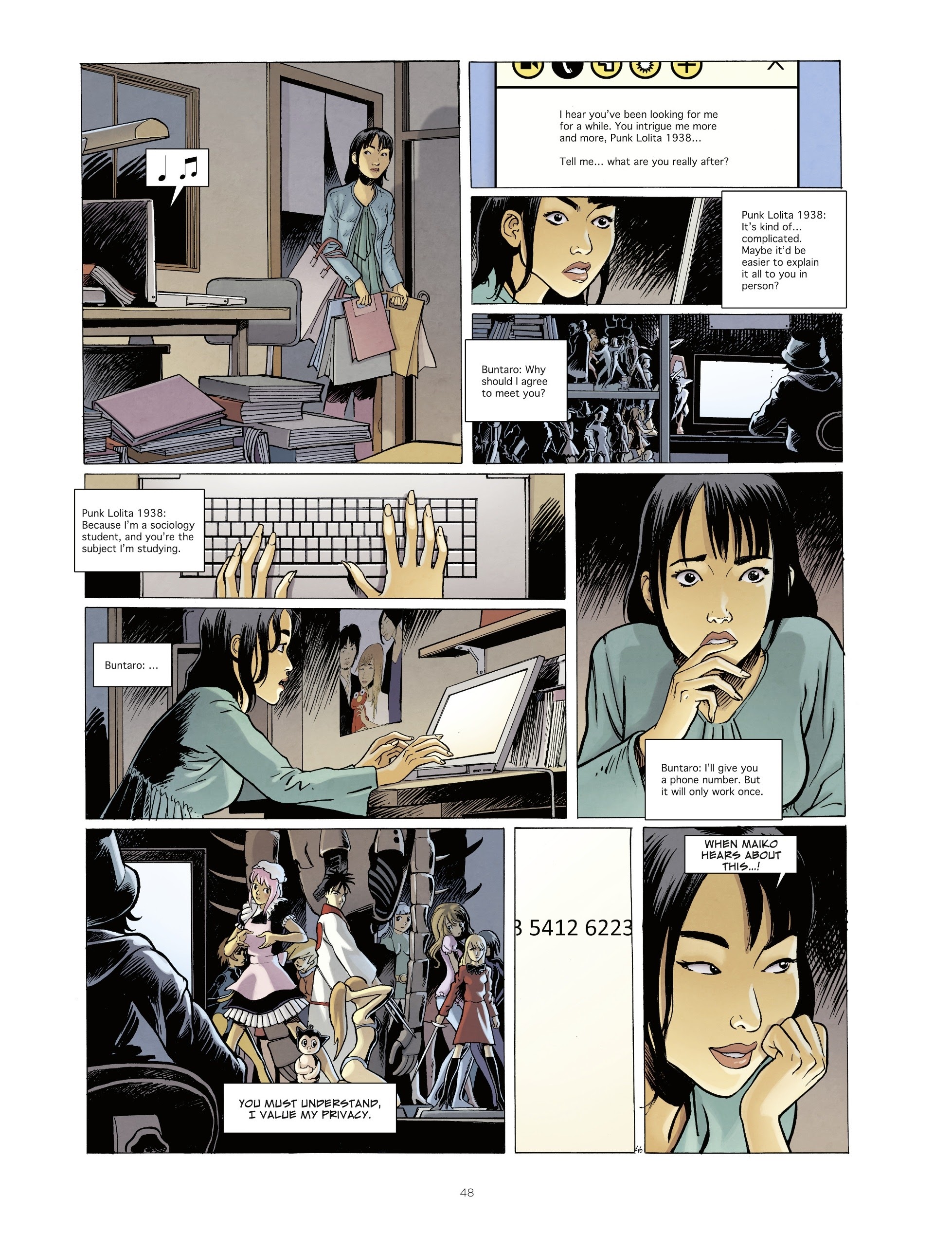 Read online Otaku Blue comic -  Issue #1 - 48
