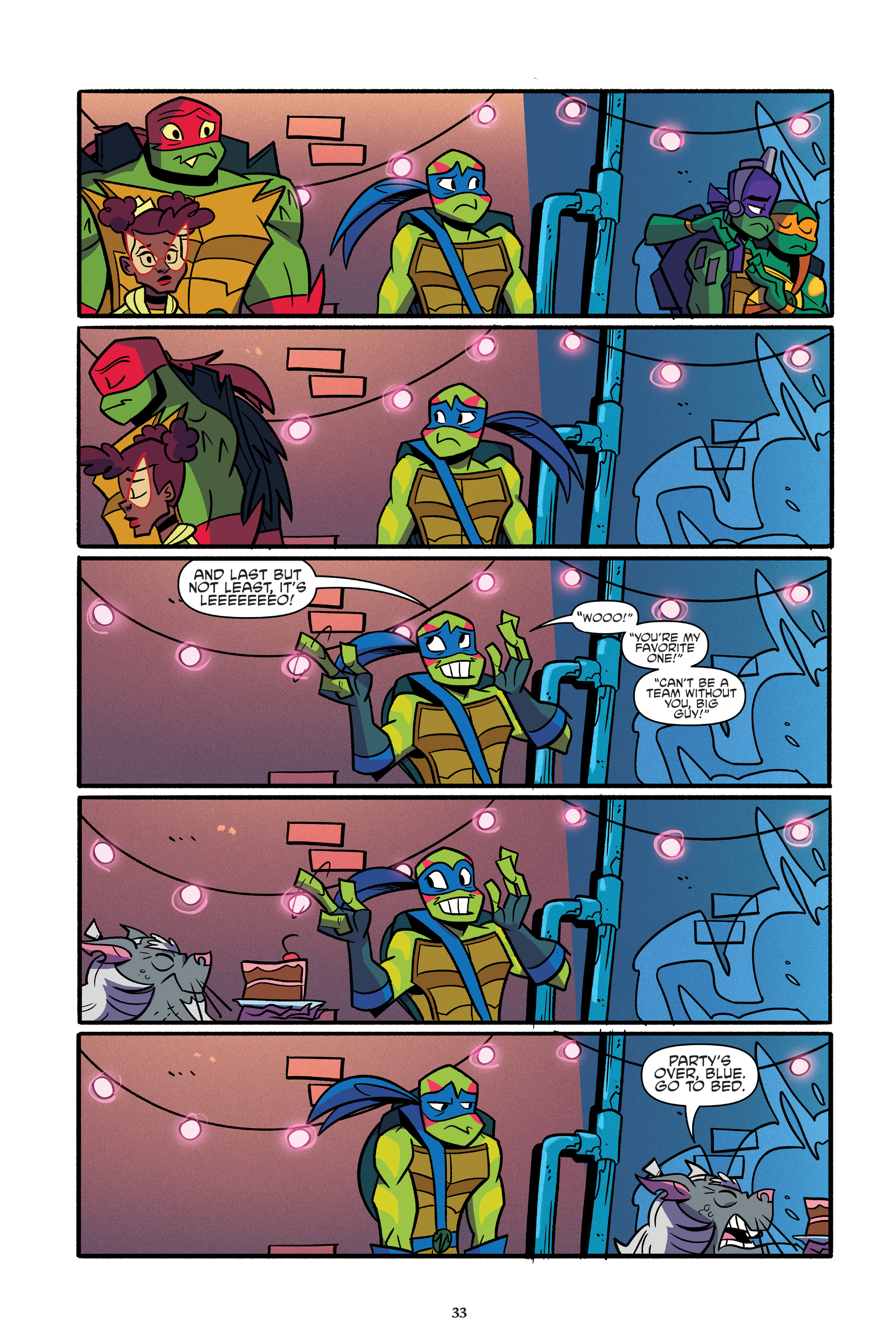 Read online Rise of the Teenage Mutant Ninja Turtles: Sound Off! comic -  Issue # _TPB - 34