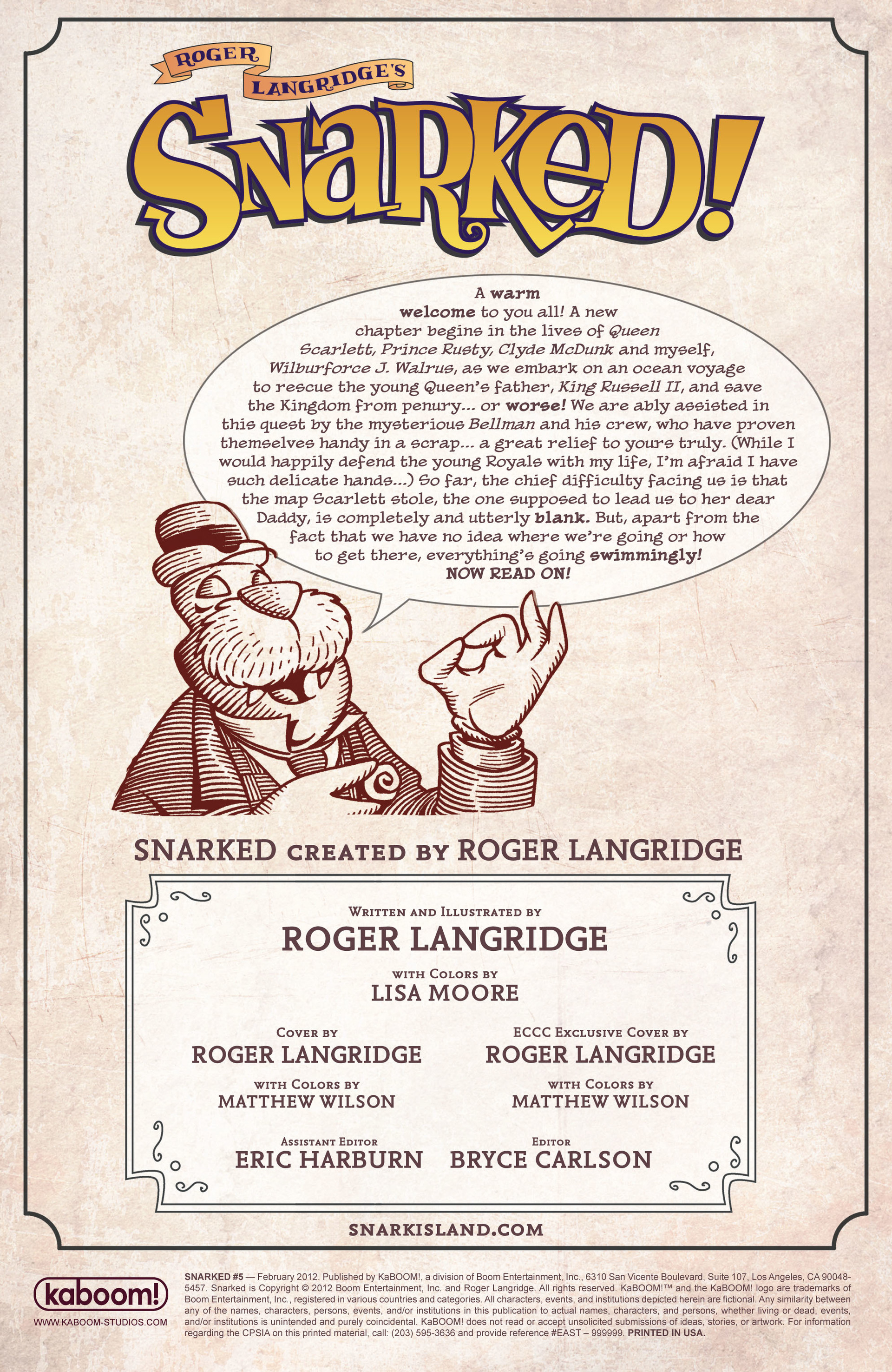 Read online Snarked comic -  Issue #5 - 2