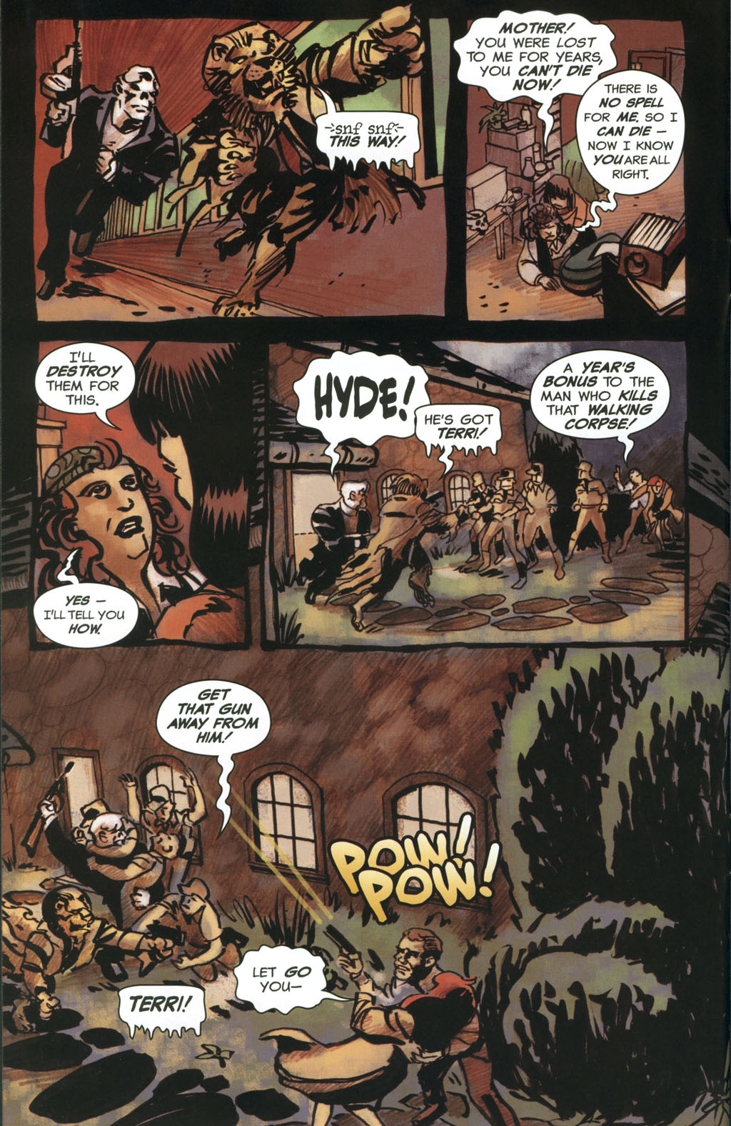 Read online Frankenstein Mobster comic -  Issue #6 - 9