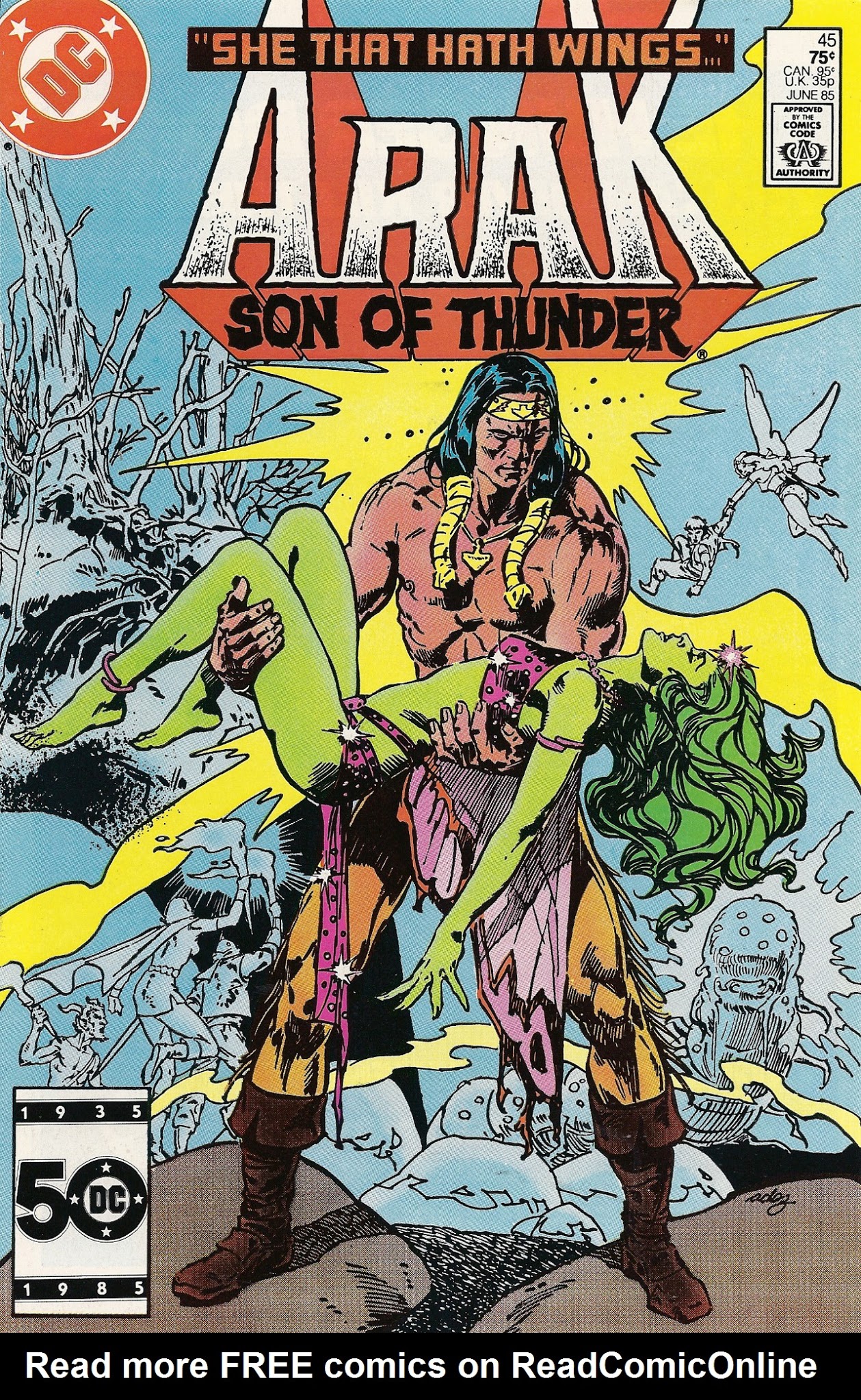 Read online Arak Son of Thunder comic -  Issue #45 - 1