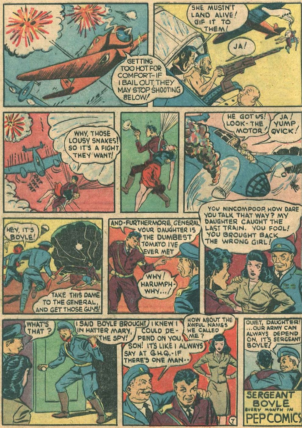 Read online Pep Comics comic -  Issue #8 - 40