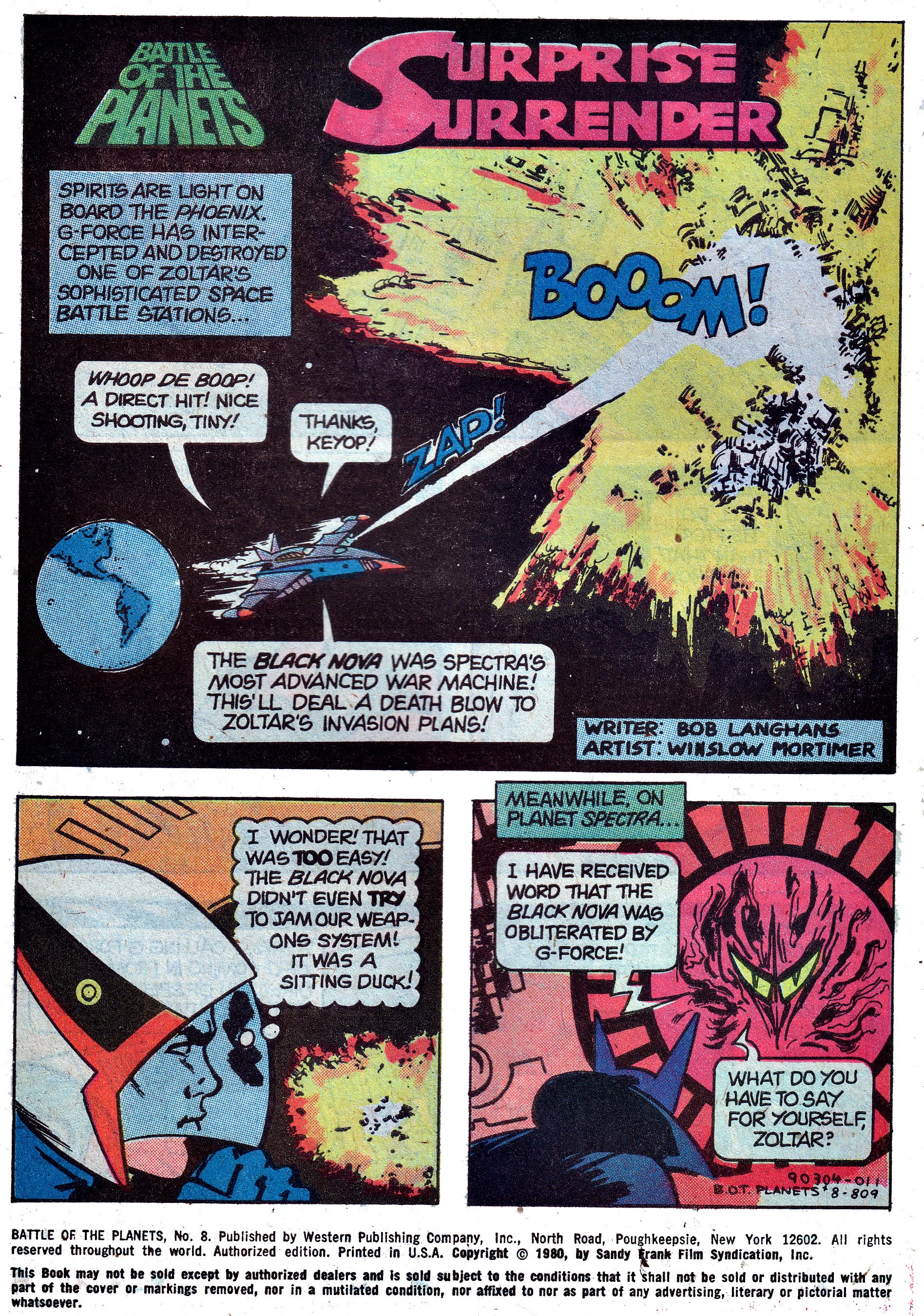 Read online Battle of the Planets (1979) comic -  Issue #8 - 2