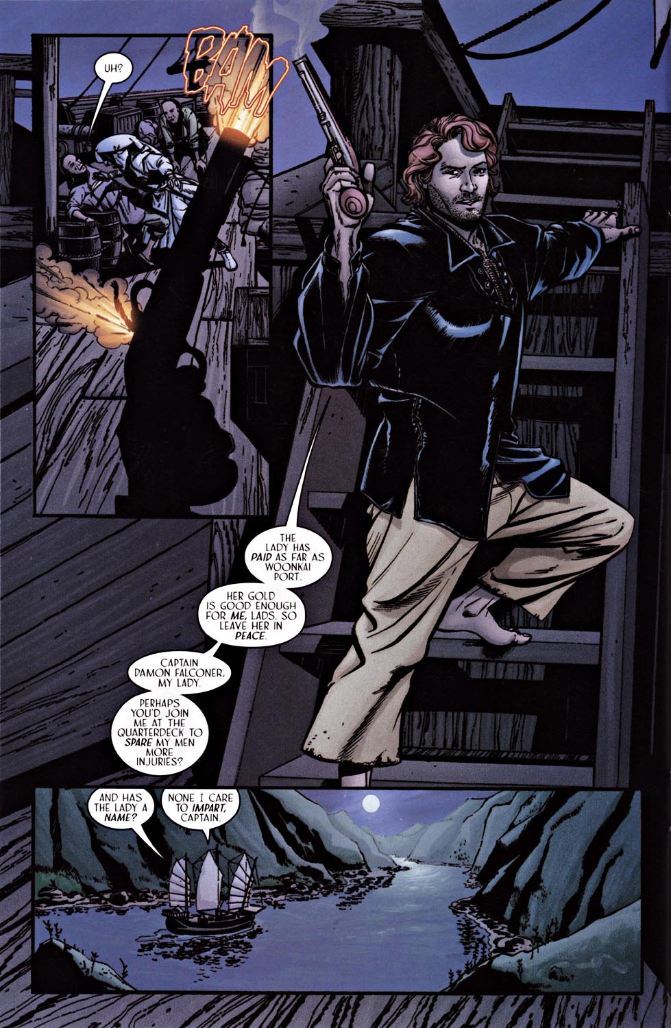 Read online Silken Ghost comic -  Issue #1 - 6