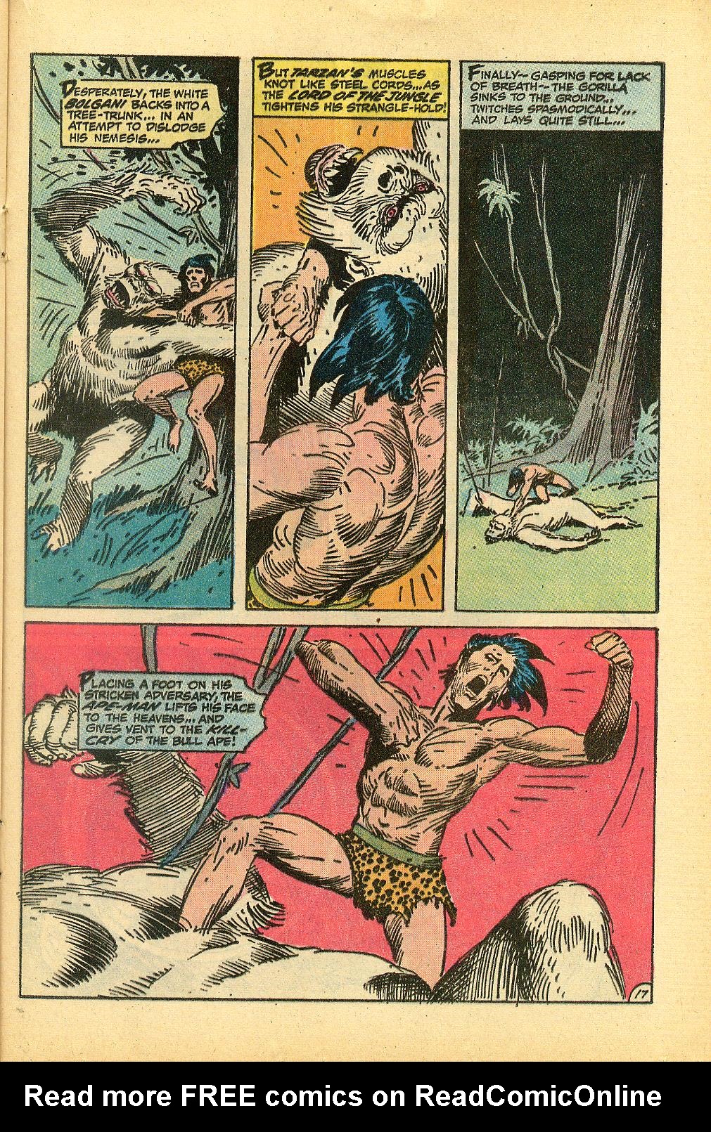 Read online Tarzan (1972) comic -  Issue #214 - 21