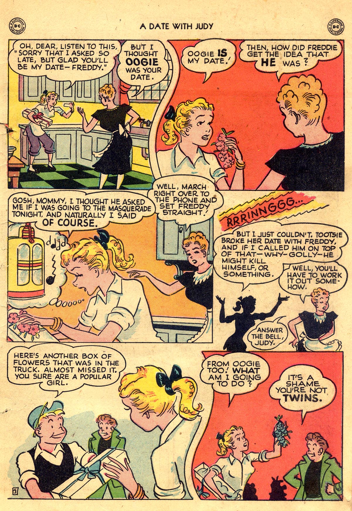 Read online A Date with Judy comic -  Issue #4 - 5