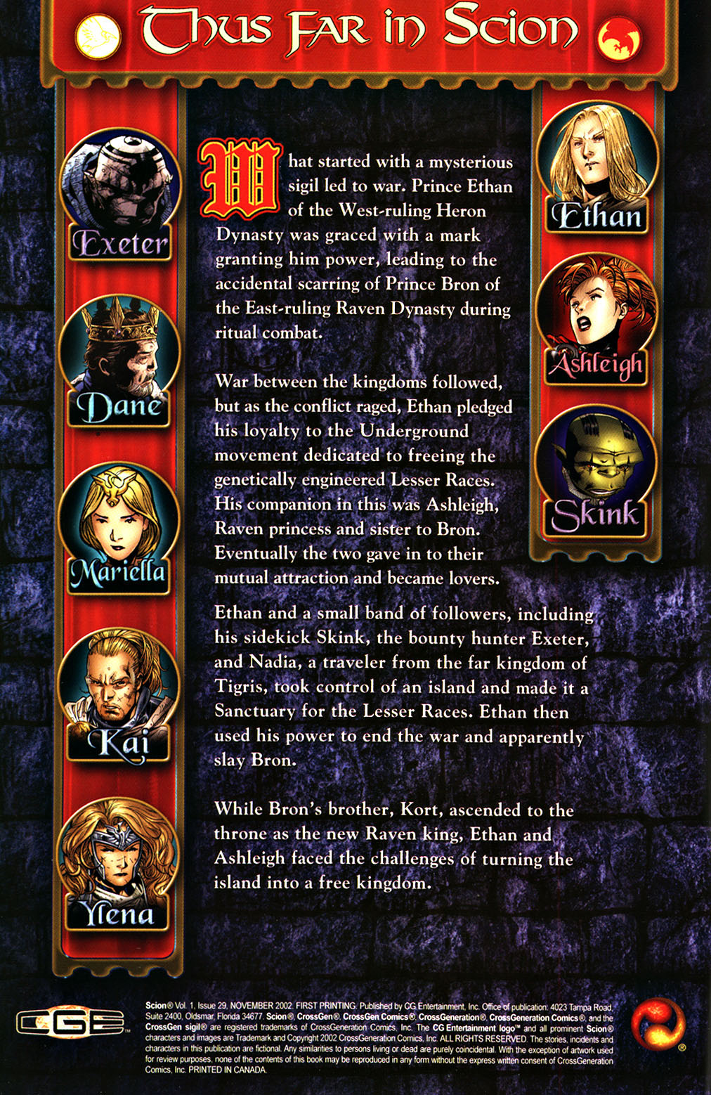Read online Scion comic -  Issue #29 - 2