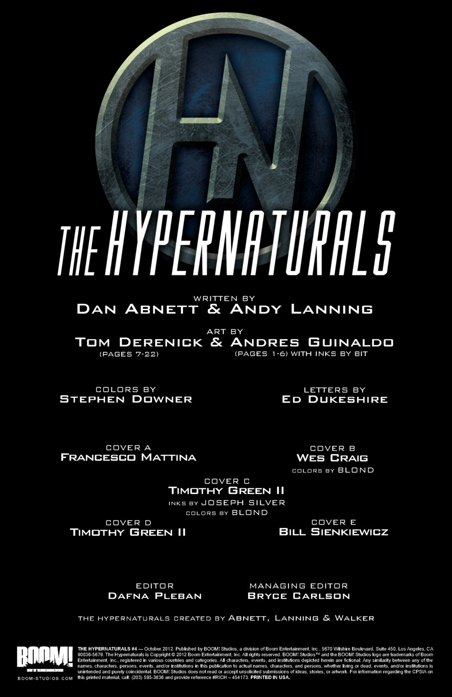 Read online The Hypernaturals comic -  Issue #4 - 6