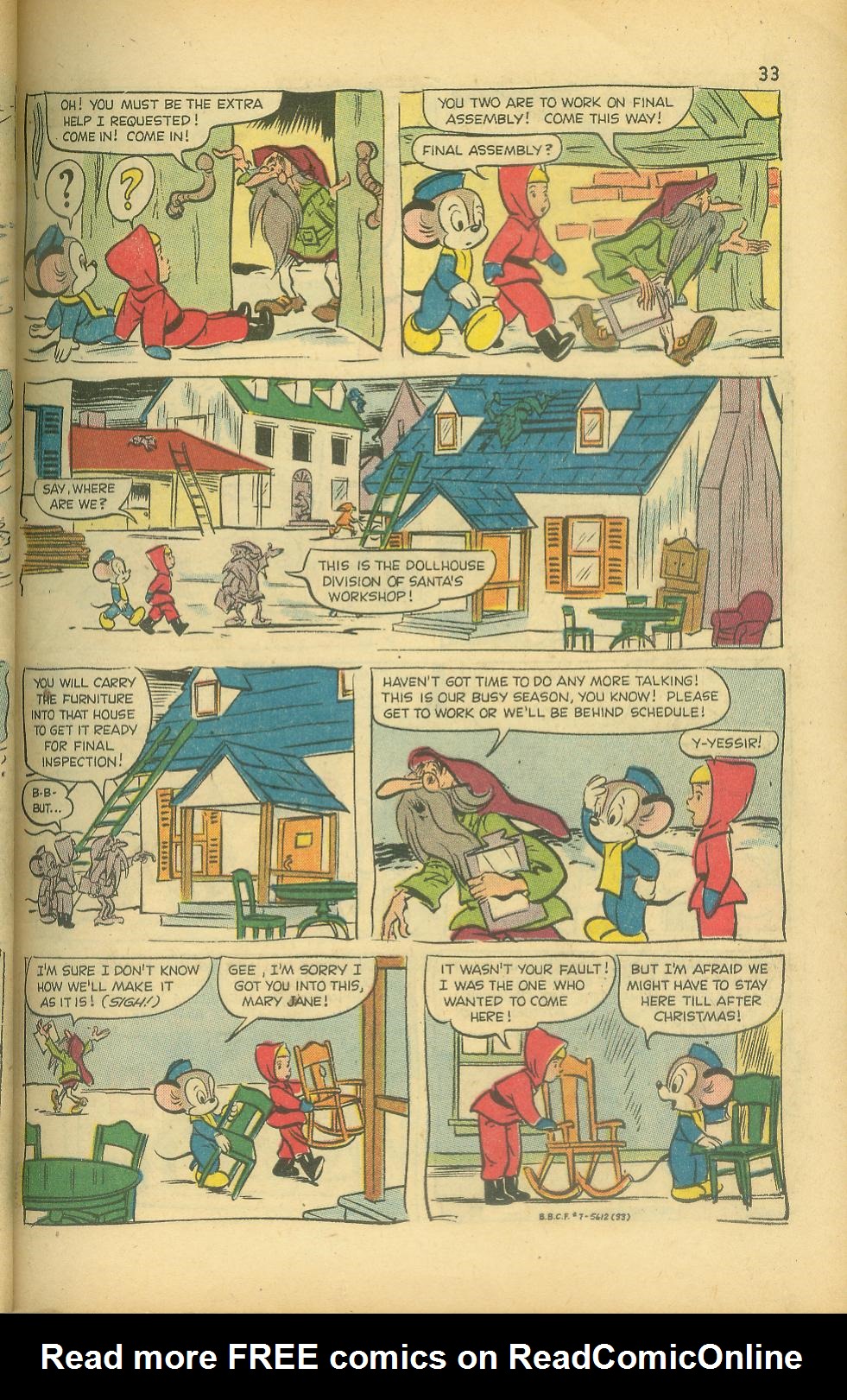 Read online Bugs Bunny's Christmas Funnies comic -  Issue # TPB 7 - 35