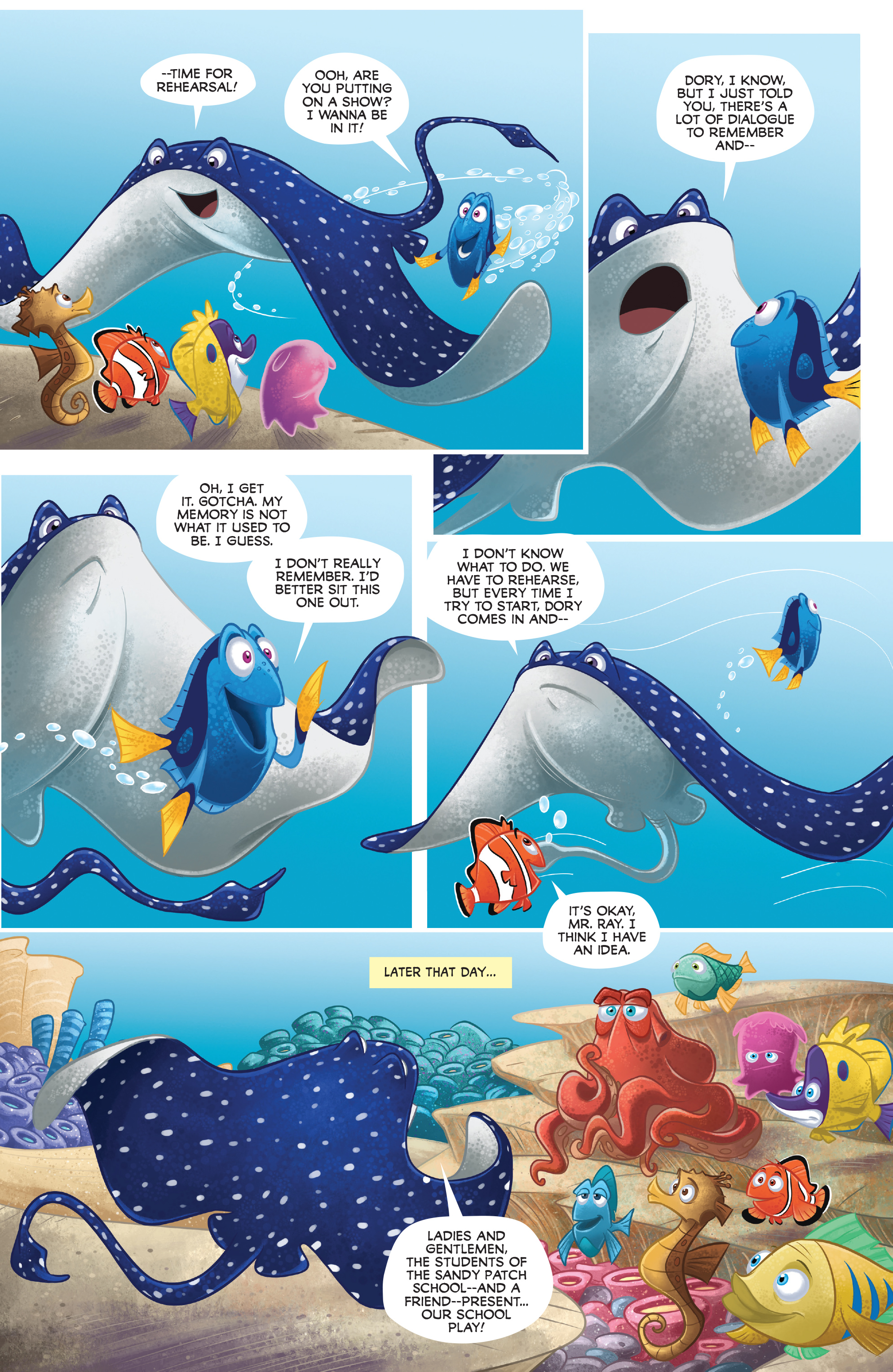 Read online Disney Pixar Finding Dory comic -  Issue #3 - 27
