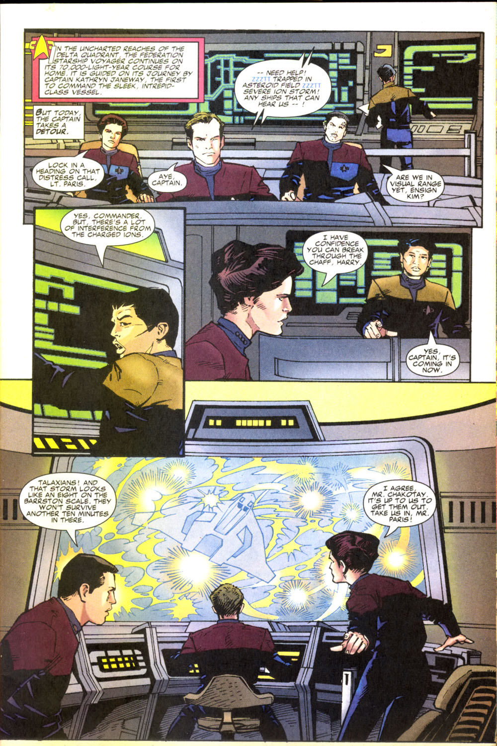 Read online Star Trek: Voyager comic -  Issue #1 - 2