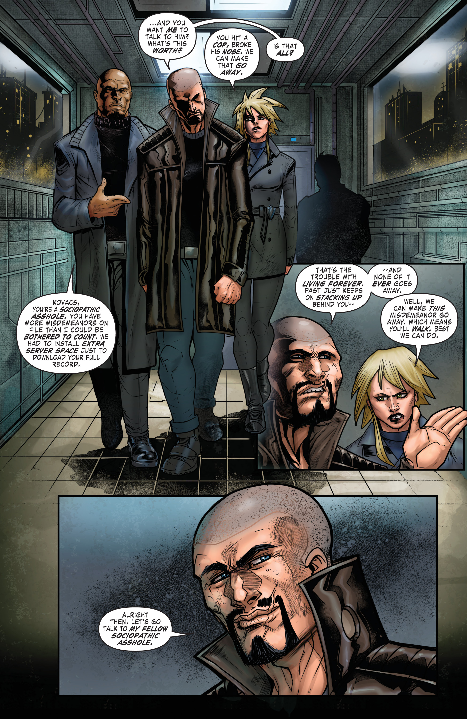 Read online Altered Carbon: Download Blues comic -  Issue # TPB - 26