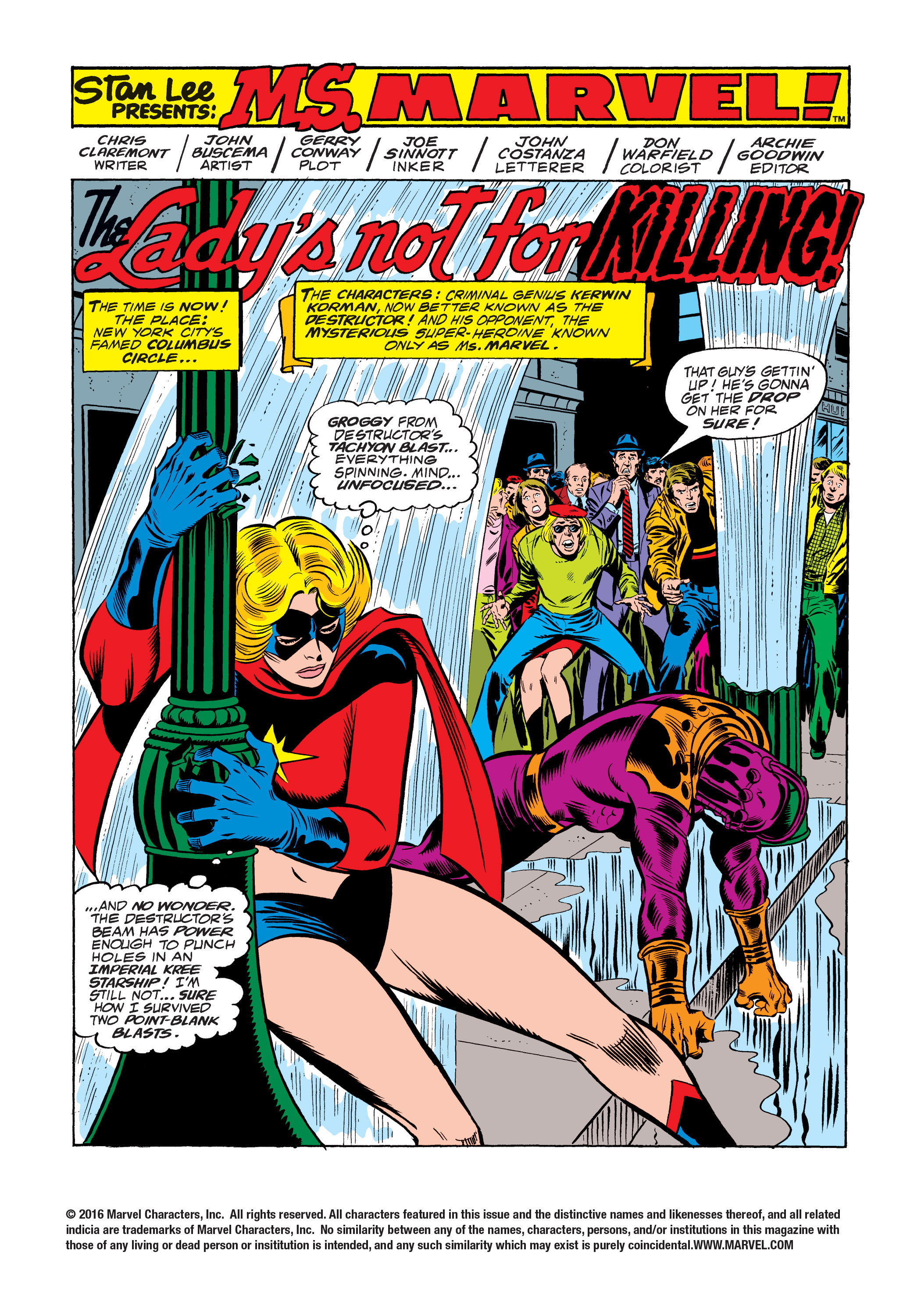 Read online Ms. Marvel (1977) comic -  Issue #3 - 2