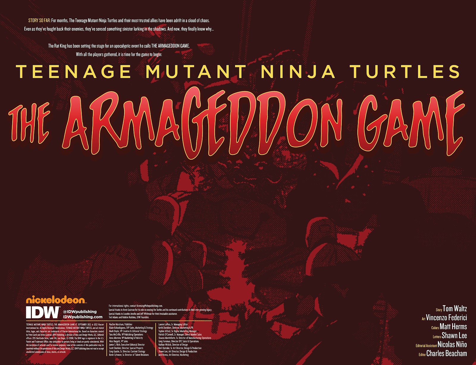 Teenage Mutant Ninja Turtles: The Armageddon Game issue 1 - Page 2