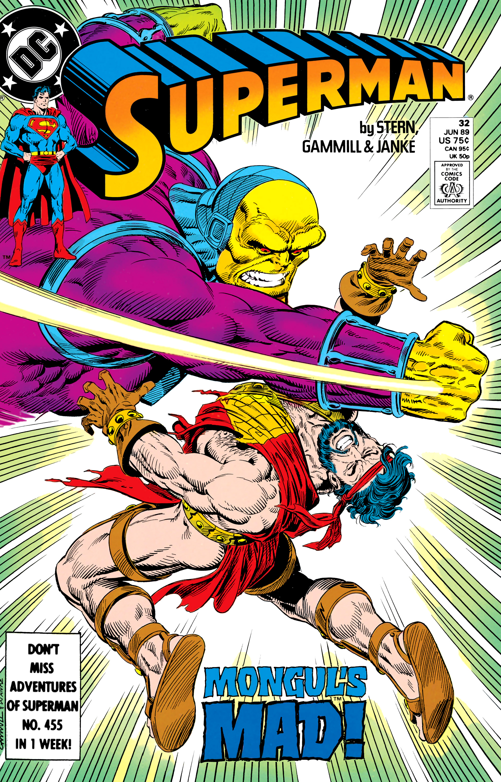 Read online Superman (1987) comic -  Issue #32 - 1