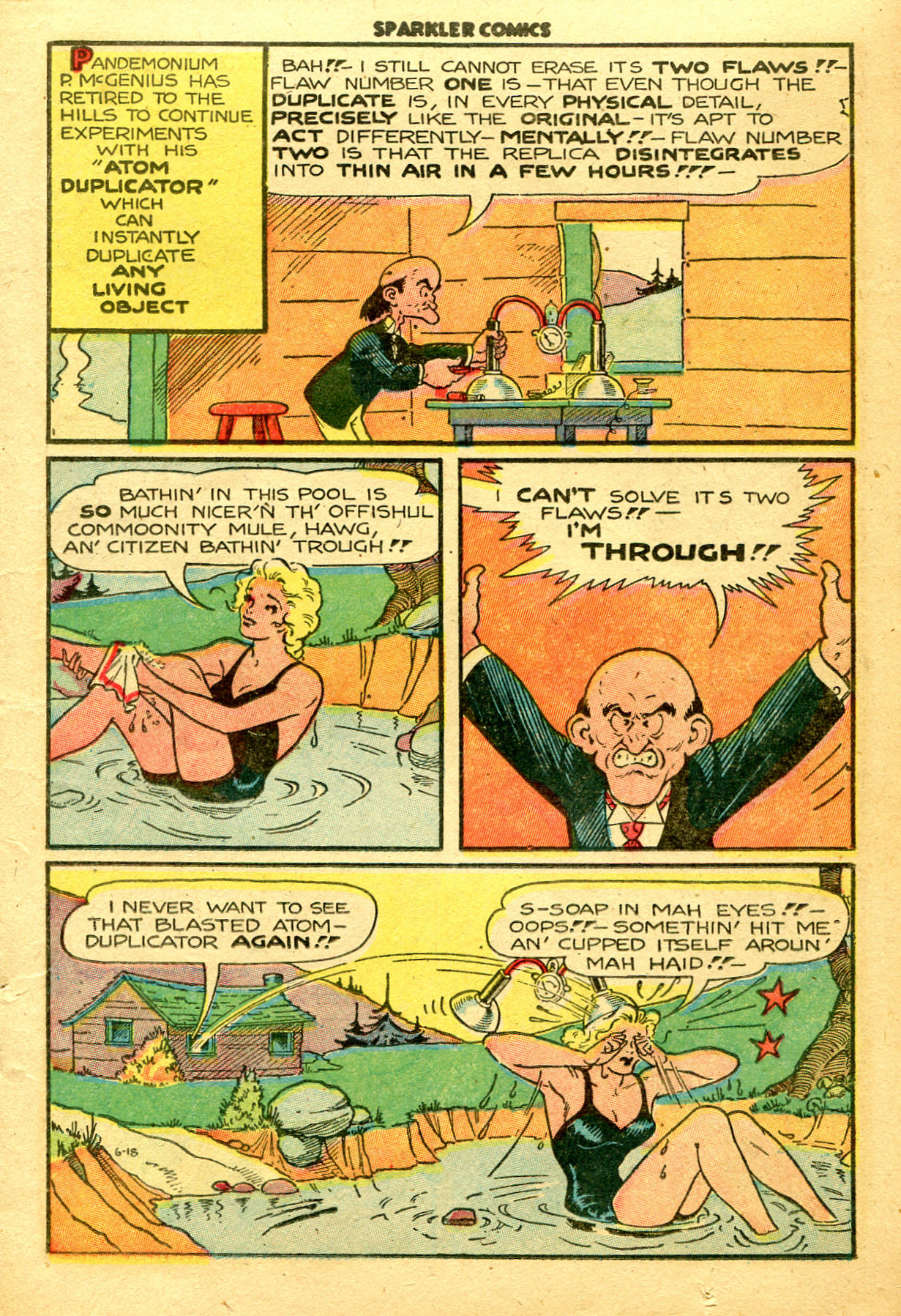 Read online Sparkler Comics comic -  Issue #73 - 21