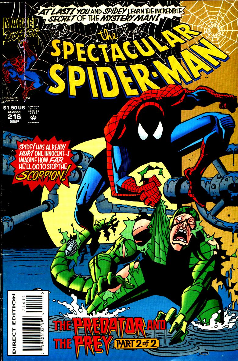 Read online The Spectacular Spider-Man (1976) comic -  Issue #216 - 1